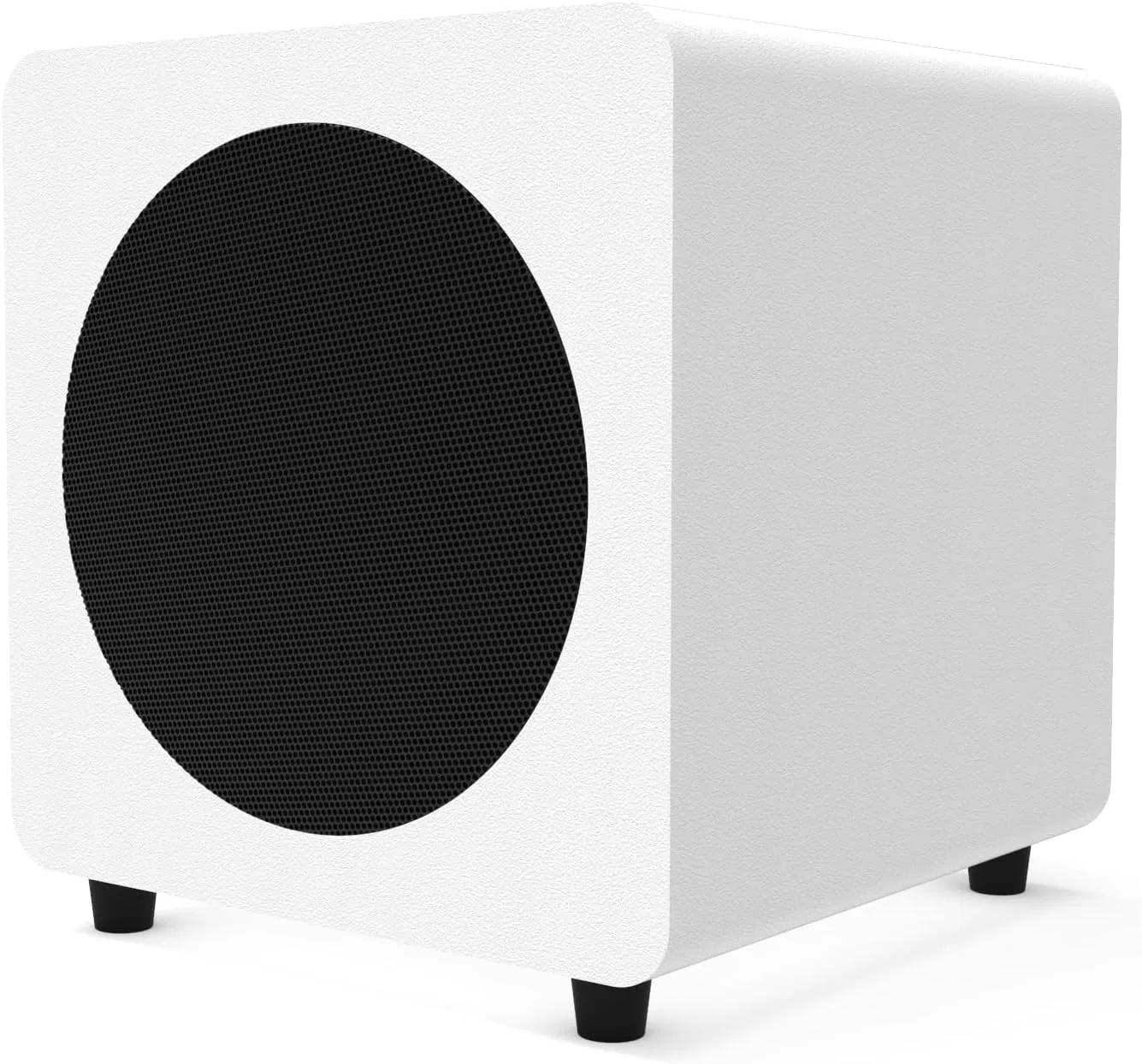 Kanto SUB8VMW Sealed Powered Subwoofer | 300W Peak Power | 8" Woofer | Matte White