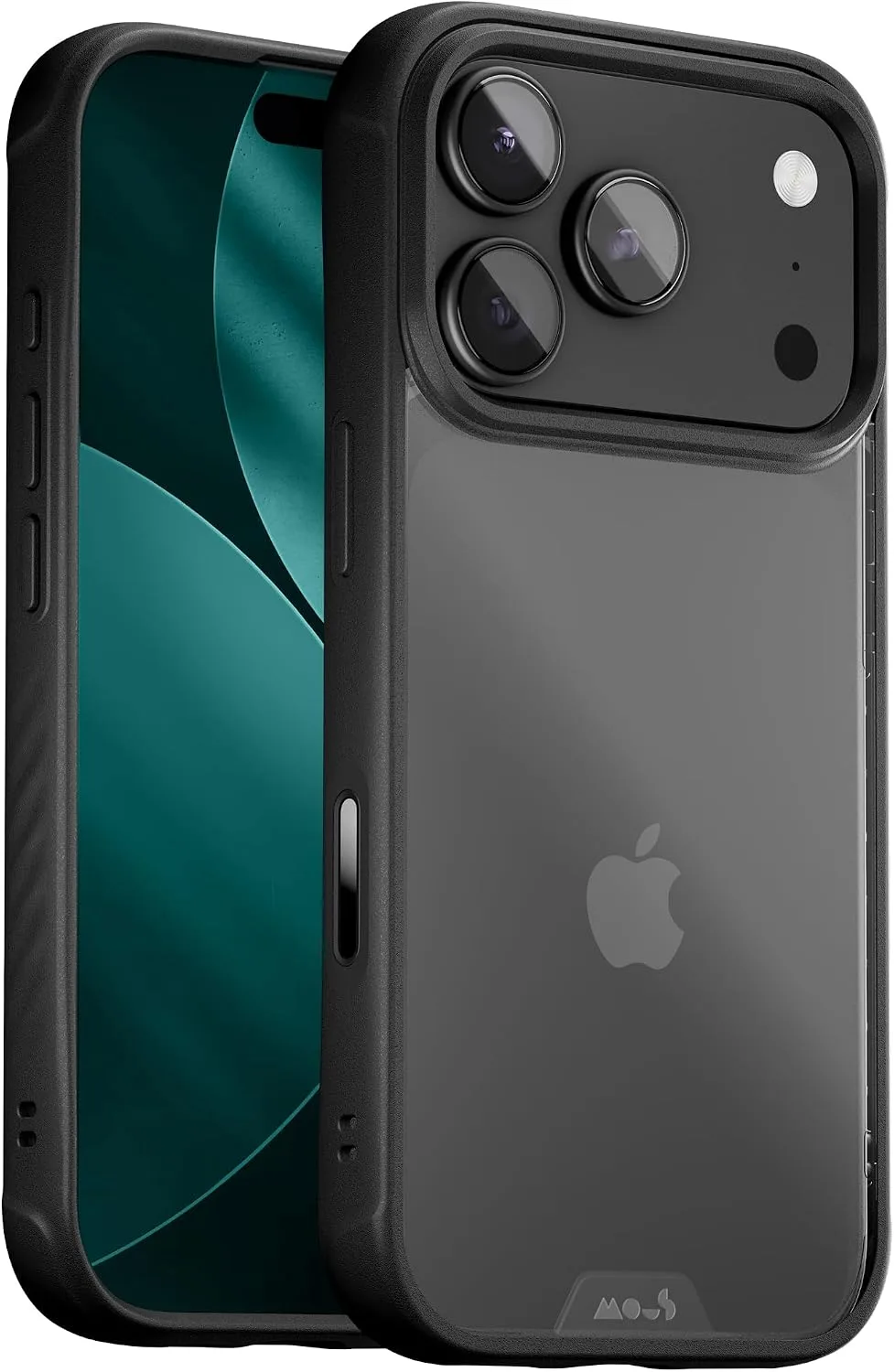 Mous for iPhone 18 Pro Clear Case, Clarity, Scratch Resistant, Sand