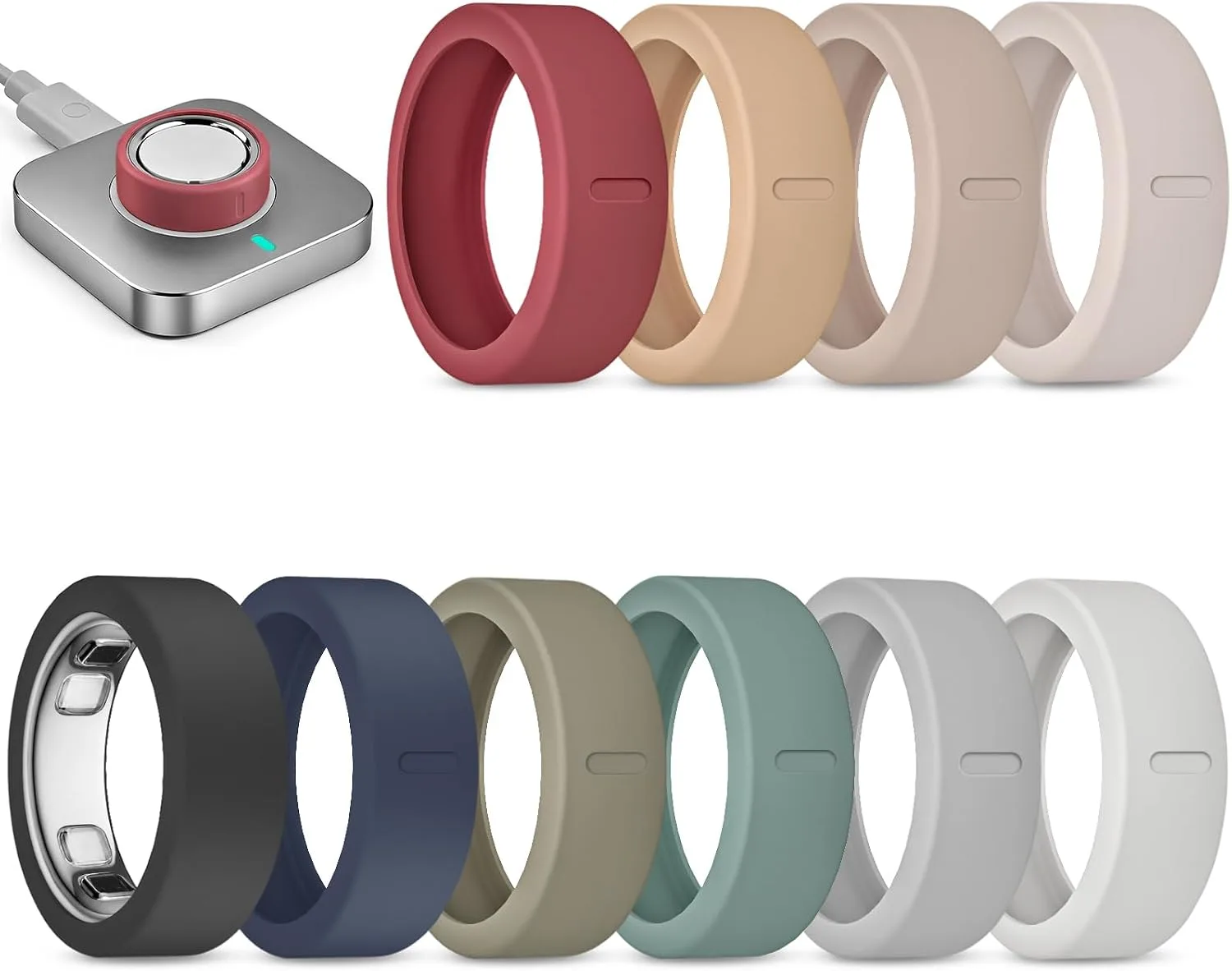 10 Pack Ultra-Thin Cover Compatible with Oura Ring 5