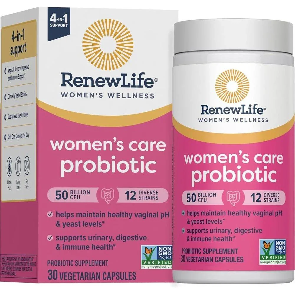 Probiótico Renew Life Women's 50 mil millones UFC 30 cápsulas