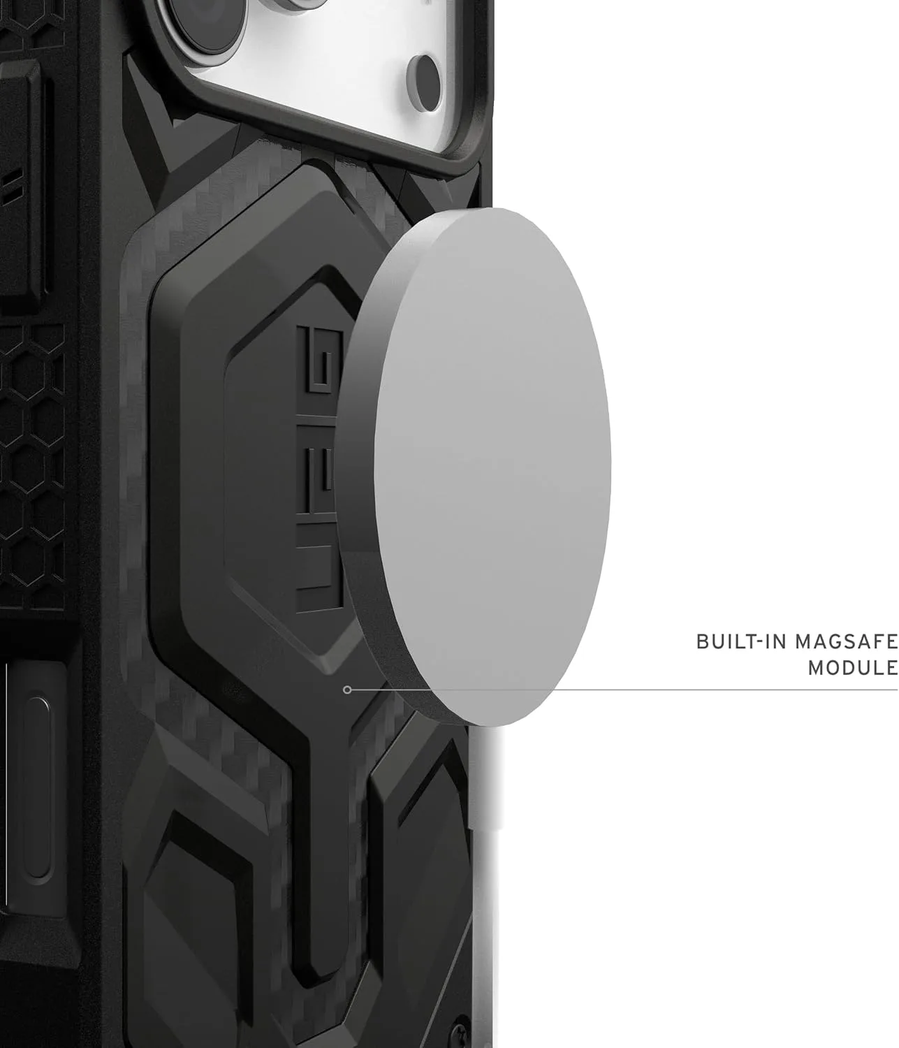 UAG Monarch Pro for iPhone 18 Pro Max Case/17 Pro Max Case, Carbon Fiber