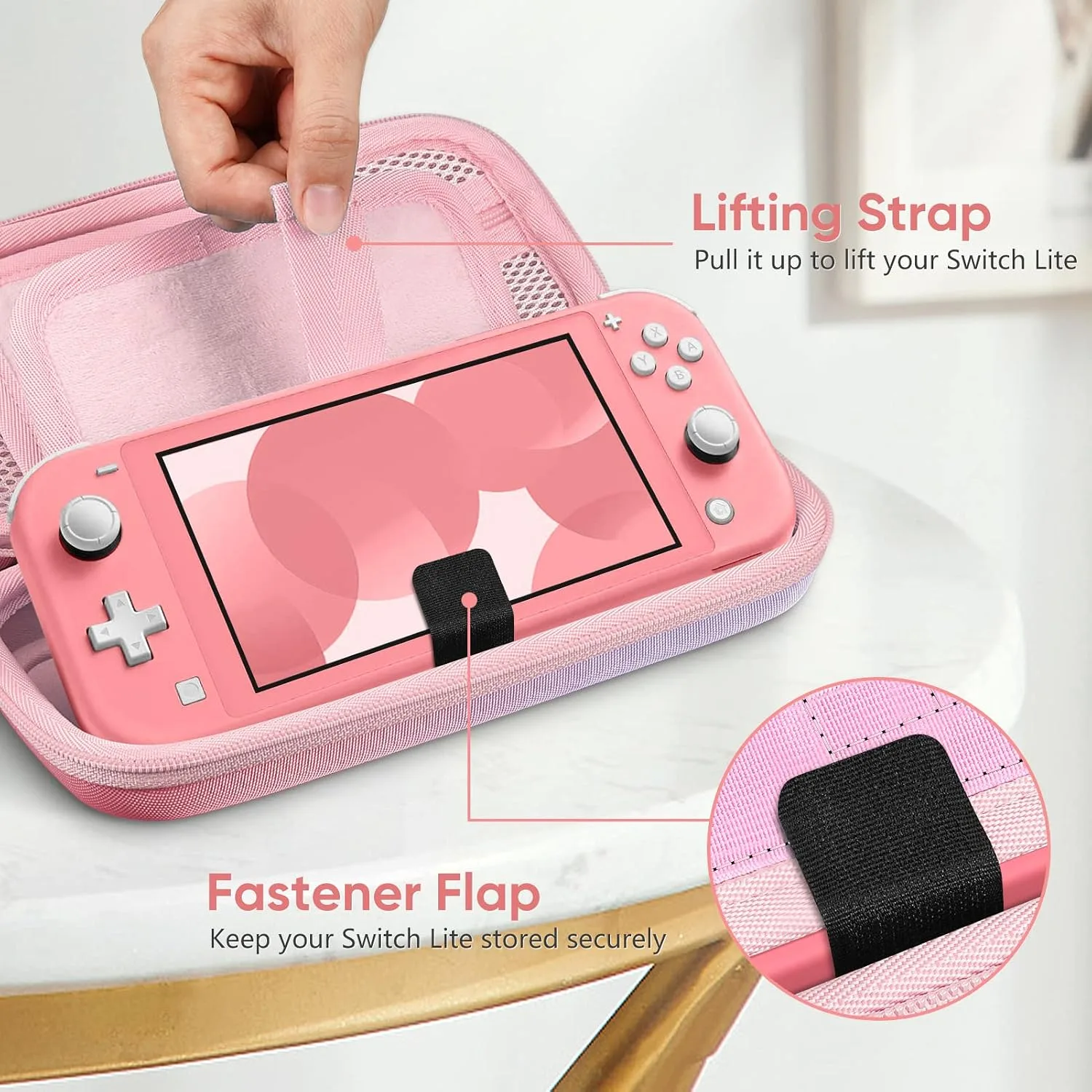 FINTIE Shockproof Carrying Case for Nintendo Switch Lite 2019