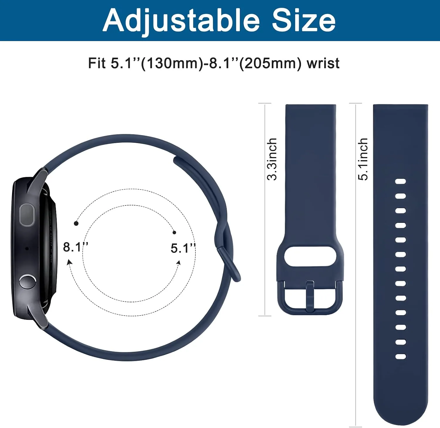 AK 4PACK Bands Compatible with COROS PACE 4 / PACE 3 / Pro/APEX 2 Pro/APEX Pro/APEX 46mm Men Women, 22mm Soft Sport Replacement Strap for Coros Pace 4/3 Watch
