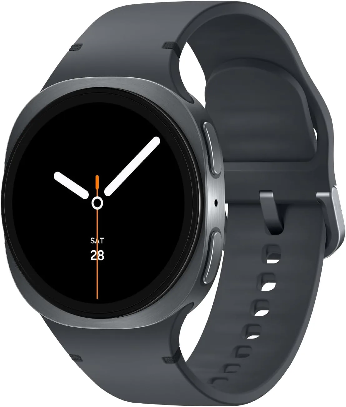 Samsung Galaxy Watch 8 40mm Bluetooth Smartwatch, Cushion Design, Quick Button, Sleep Coaching, Now Bar, Running Coach, Energy Score, Graphite [US Version, Amazon Exclusive 2Yr Warranty]