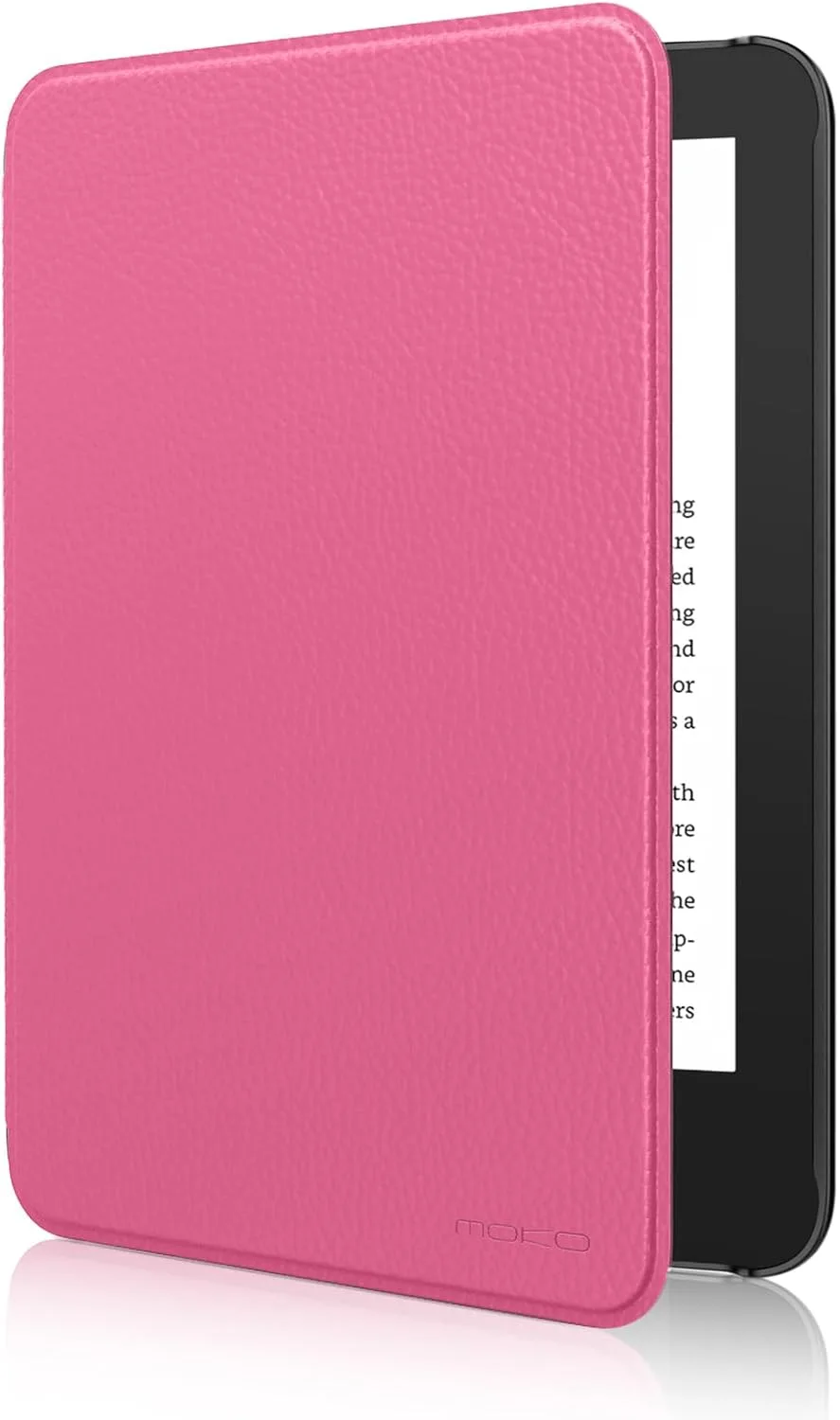MoKo Case for 6" Amazon Kindle Basic 11th Gen 2024/2022, Magenta