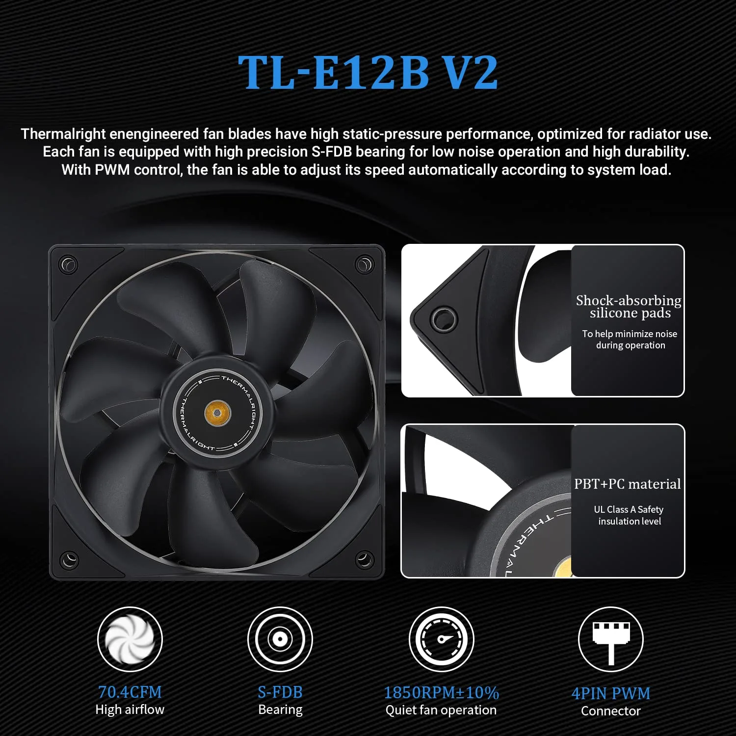 Thermalright Frozen Prism 240 Black Liquid CPU Water Cooler with 120mm PWM Fan,240 Black Cold Row Specification,Integrated Water-Cooler Heatsink for AM4/AM5,Intel LGA1700/1851/1150/1151/1200