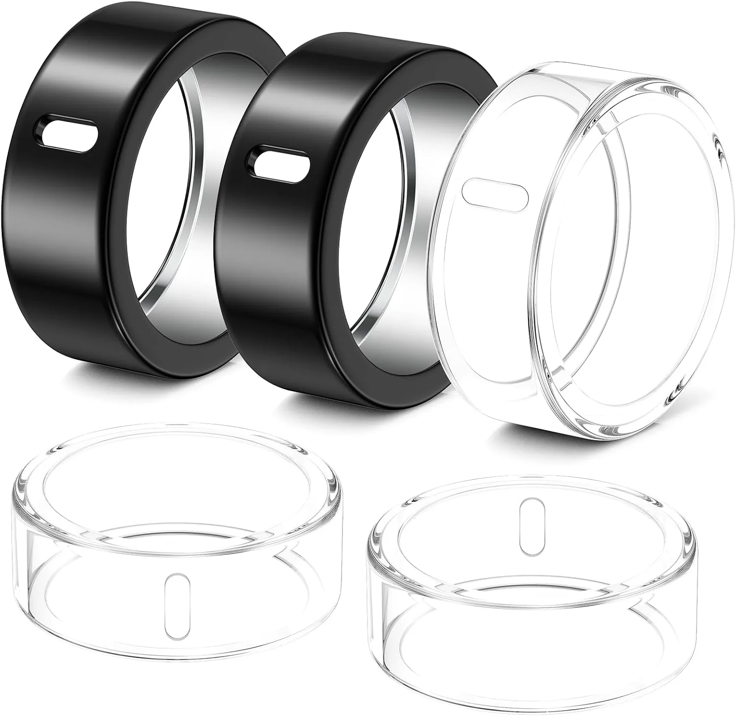 5 Pack Covers Compatible with Oura Ring 4/Oura Ring 3-Size 8