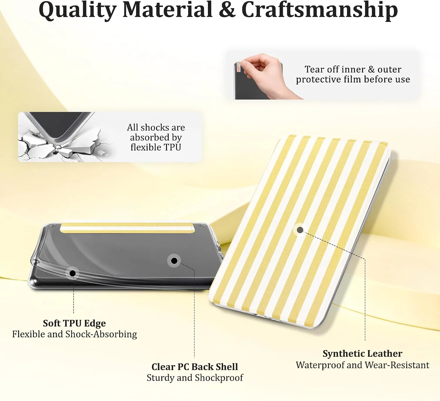 SESENSE Magnetic Case for 7'' Kindle Paperwhite 12th Gen 2024 & Colorsoft