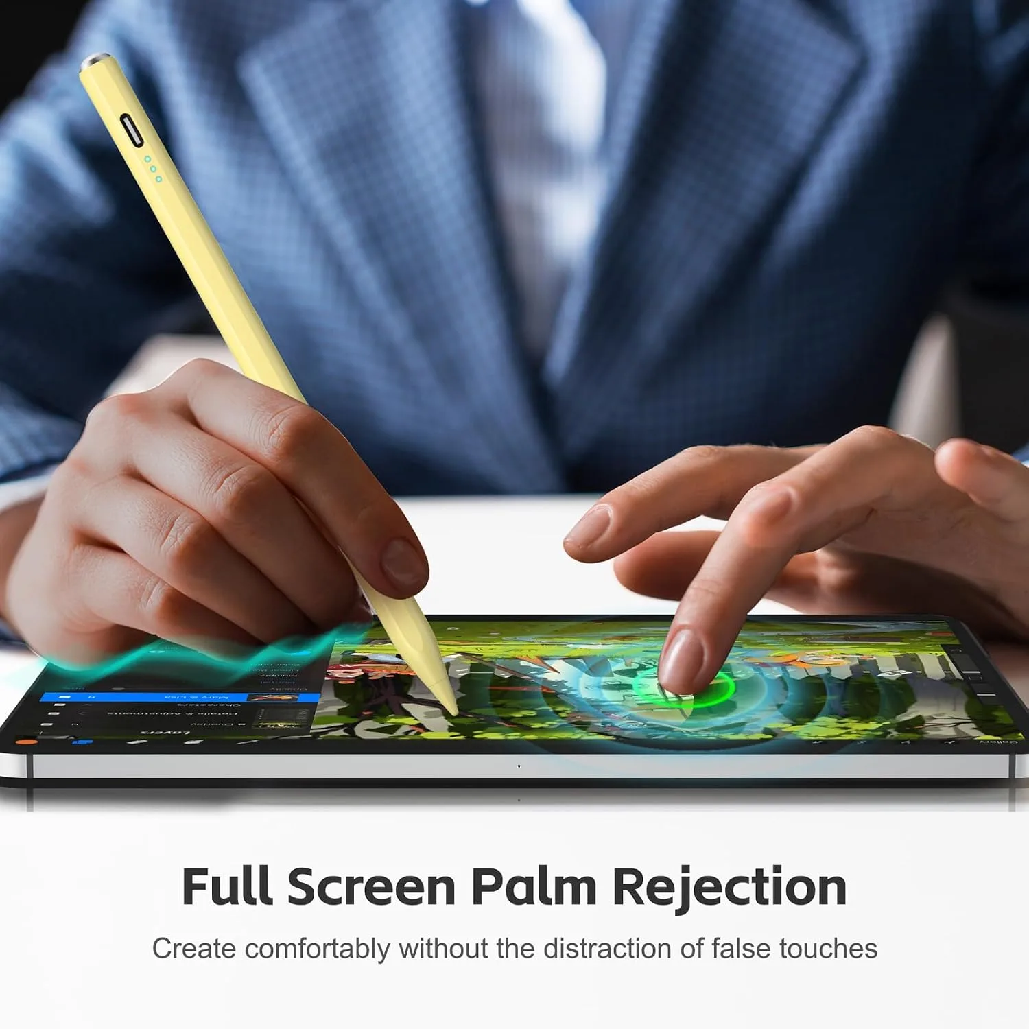 Stylus Pen for iPad 2026-2018 with 13mins Fast Charge,Tilt Sensitivity