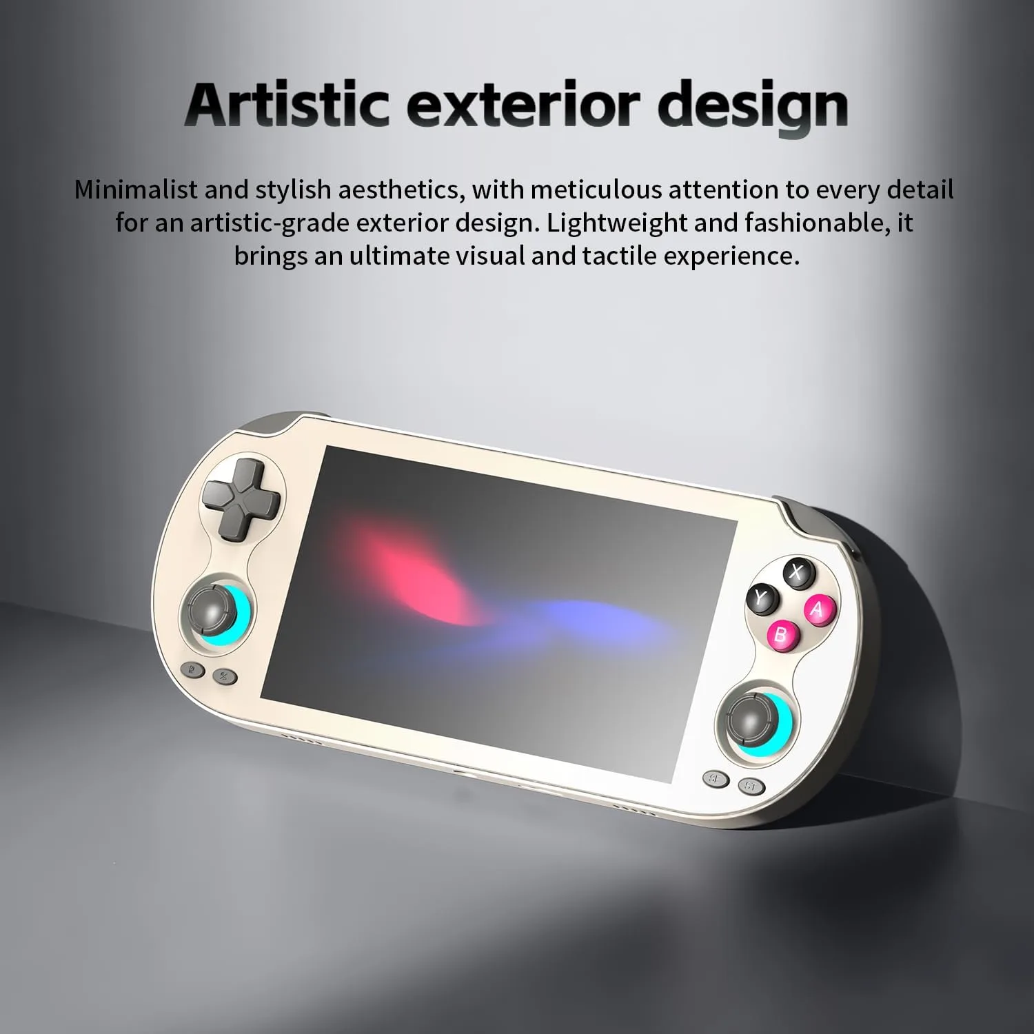 Cintwor RG VITA Handheld Game Console, Android 12 Retro Gaming Console with 5.46 Inches IPS Touch Screen, 3GB+64GB, Portable Game Console Support Multi-Emulator and WiFi 5 Bluetooth 5.0 (Retro Gray)