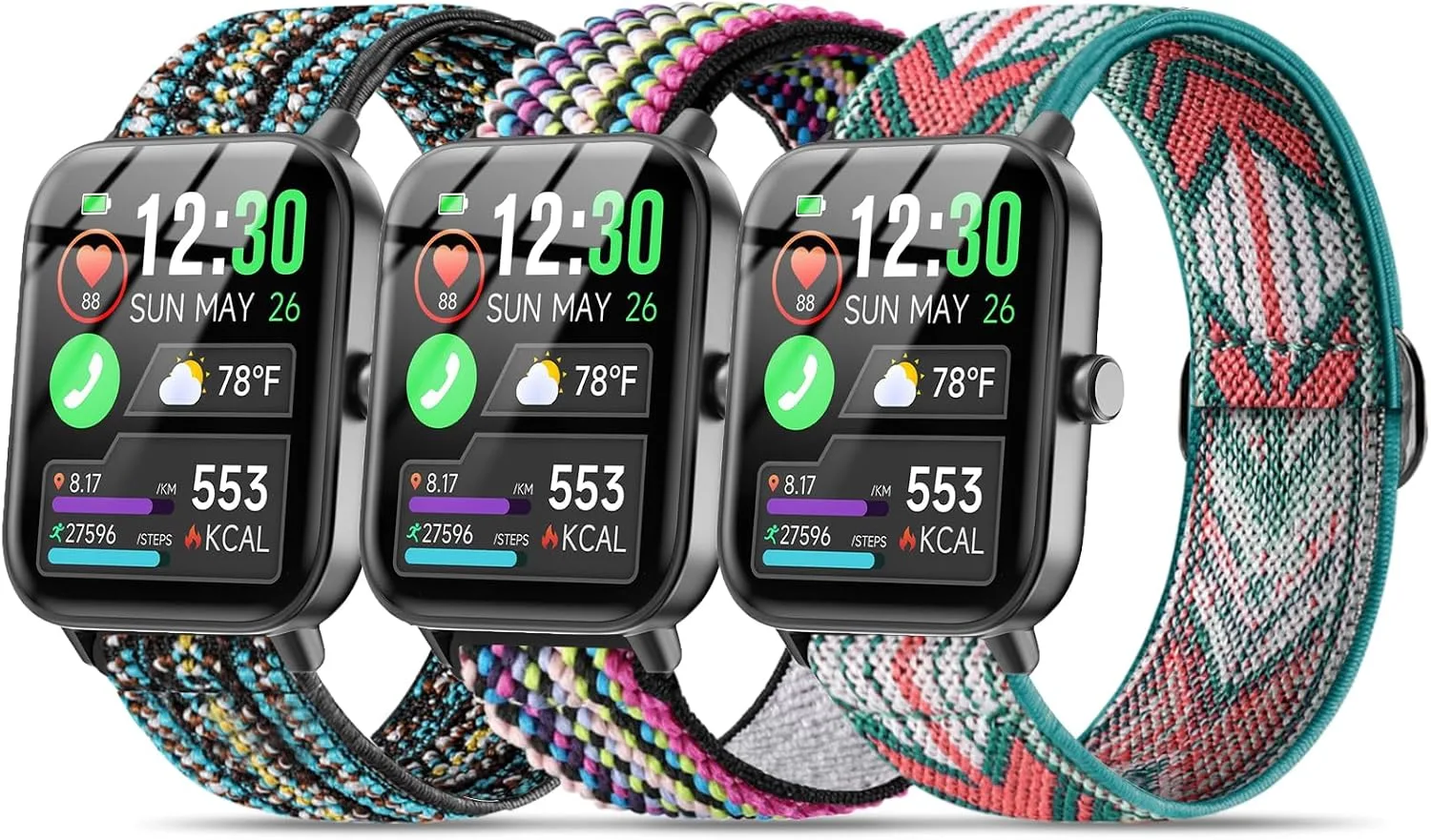 Watch Bands for GloryFit T80/T70/T60/T50/P99/P98 Smartwatch