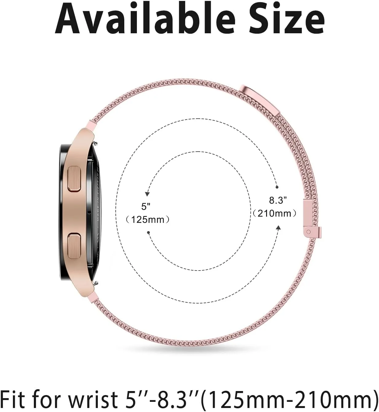 Metal Bands Compatible with IDW13,IDW16,IDW19 Smartwatch Bands, 22mm Stainless Steel Metal Replacement Strap for Fitpolo IDW13/Woneligo W13 Smartwatch Bands,ENOMIR/TOOBUR/MILOUZ/Gydom/Faweio/Veryfit IDW19 Smartwatch Bands