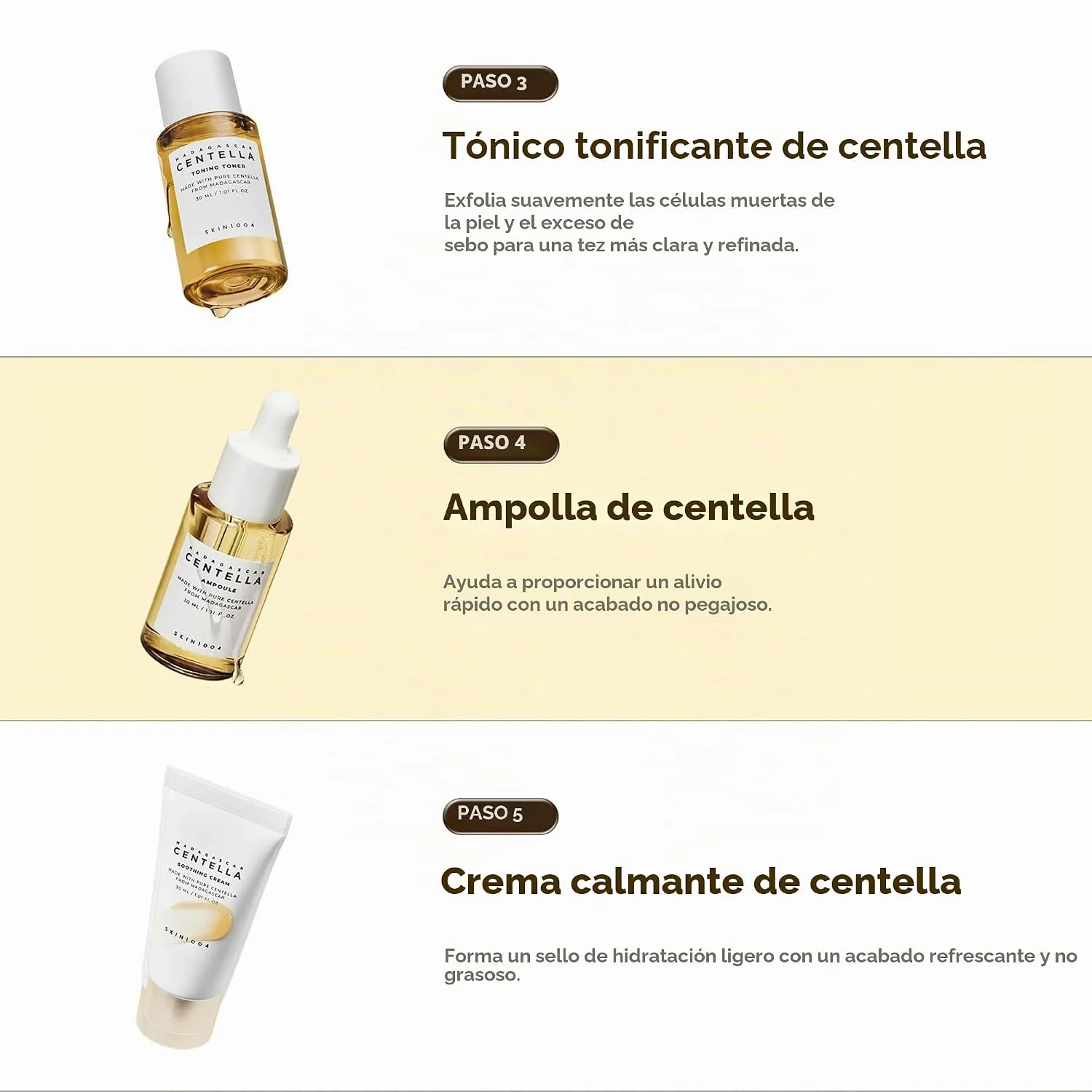 SKIN1004 Centella Travel Kit, Korean Skin Care Set of 5, Travel Size