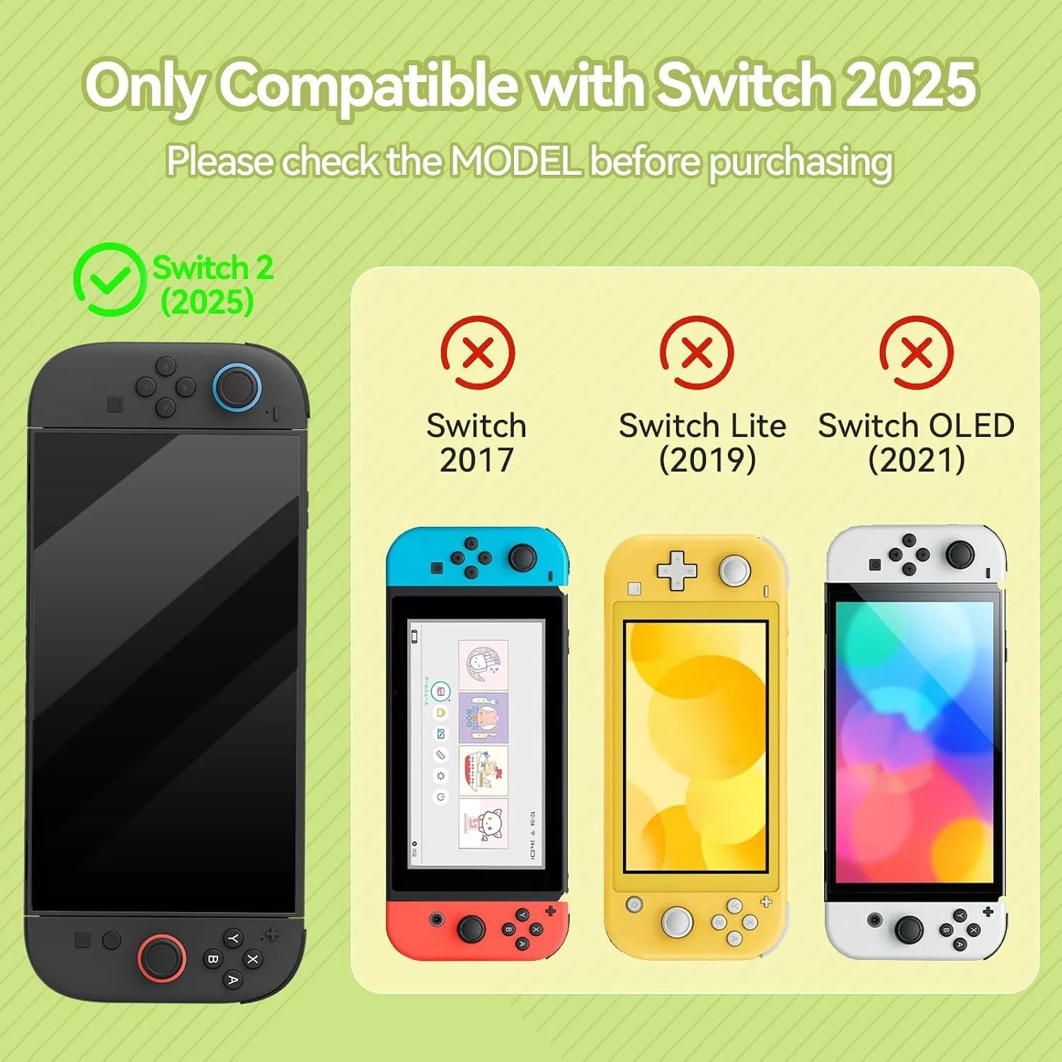 GeekShare Protective Shell Dockable Hard Case Compatible with Switch 2
