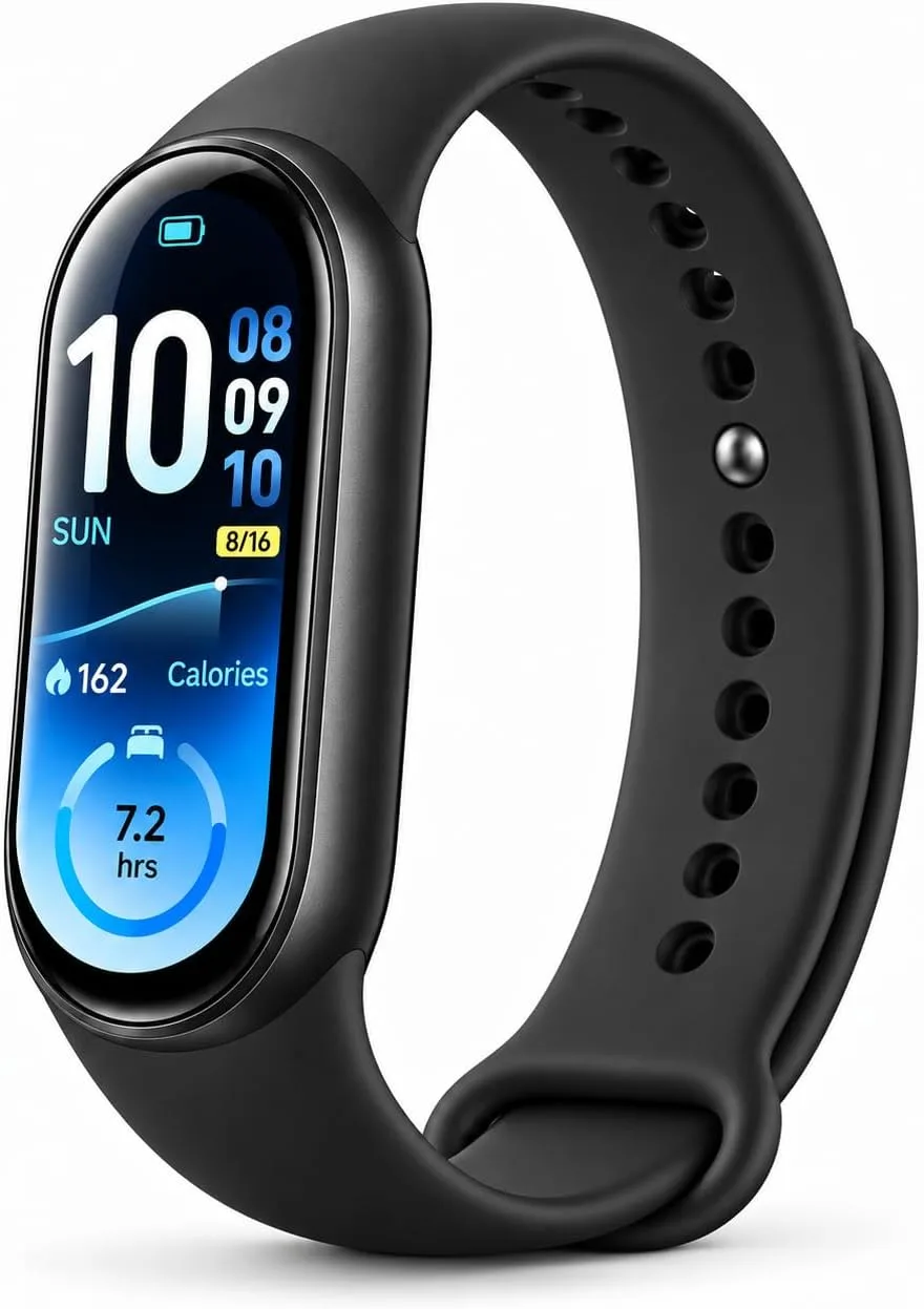 Xiaomi Smart Band 11 (2026) Fitness Tracker Black, 1.72" AMOLED Screen, 5ATM Waterproof, Heart Rate & SpO2Monitor, Sleep HRV, 150+ Sports Modes, 21-Day Battery, Android & iOS Compatible