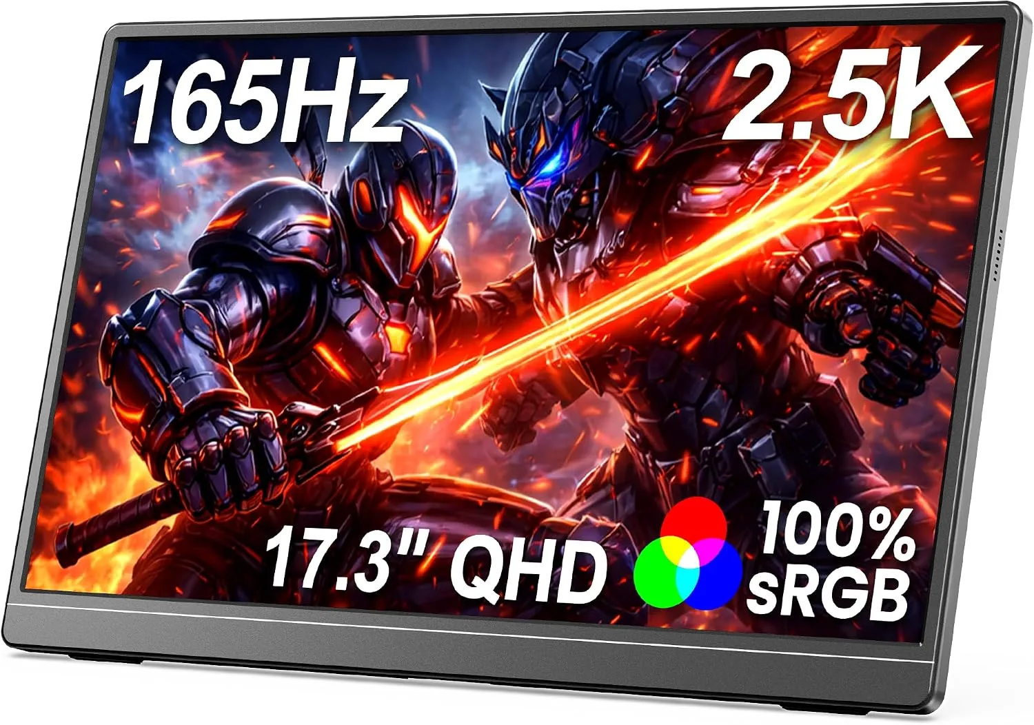 MNN 17.3" QHD 165Hz USB-C HDMI Gaming Monitor
