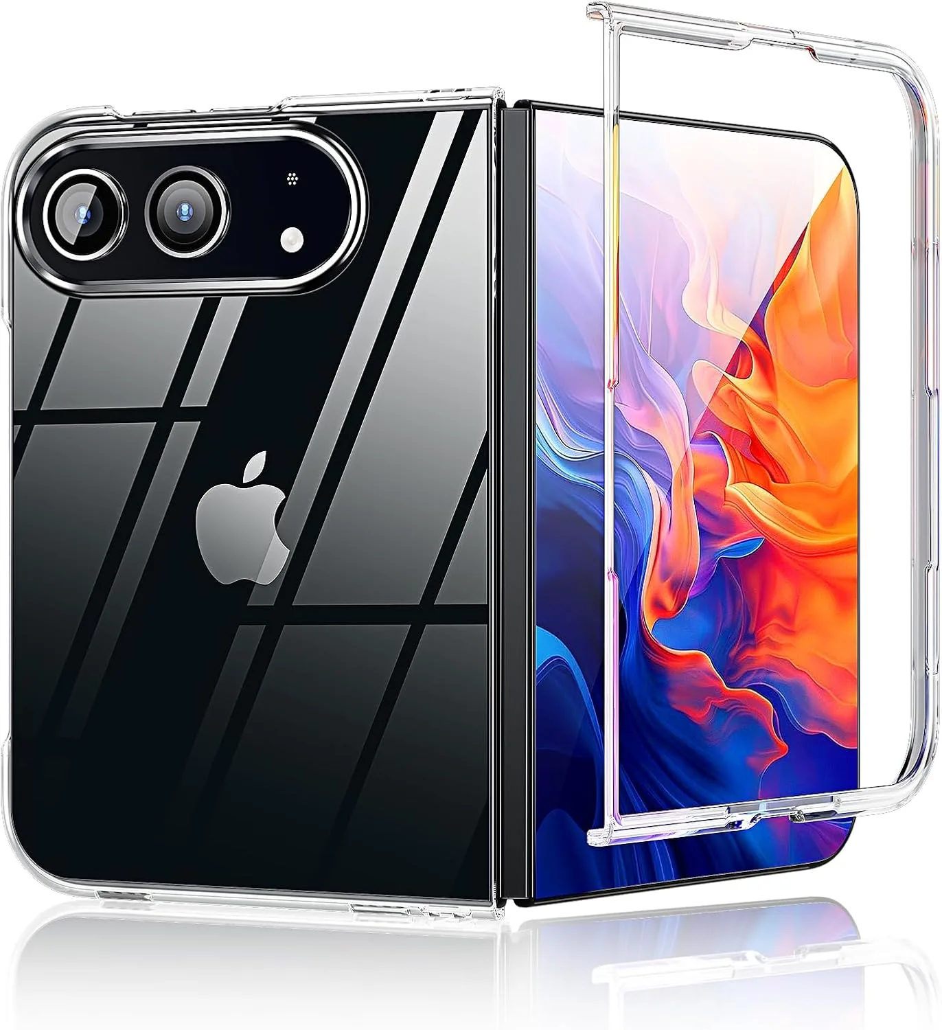 Funda para iPhone Ihaitun Dataroad Duo Slim 7.6 pulgadas Transparente