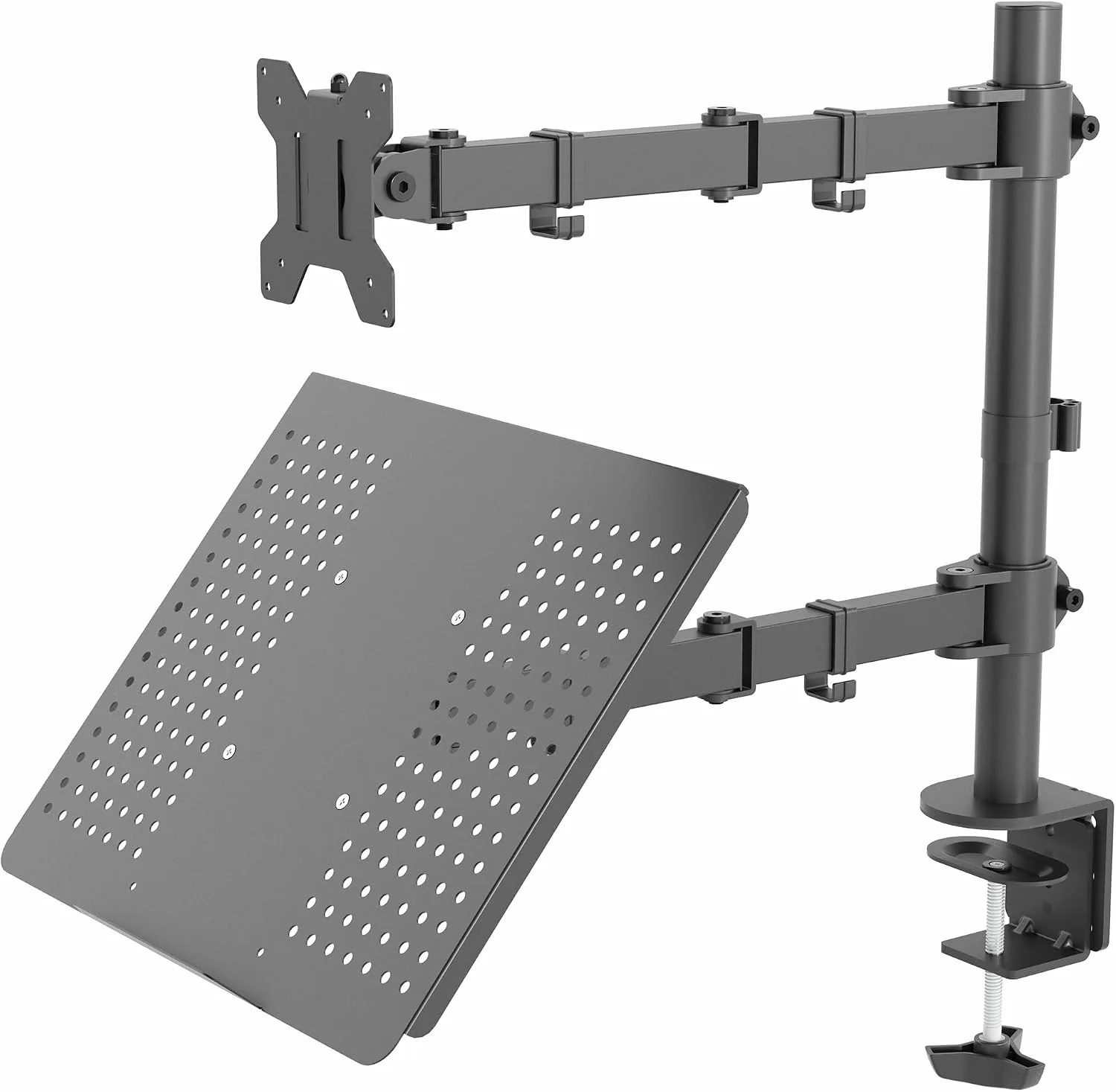 Base para monitor y laptop Vivo STAND-V002C ajustable 13 a 32 pulgadas negra