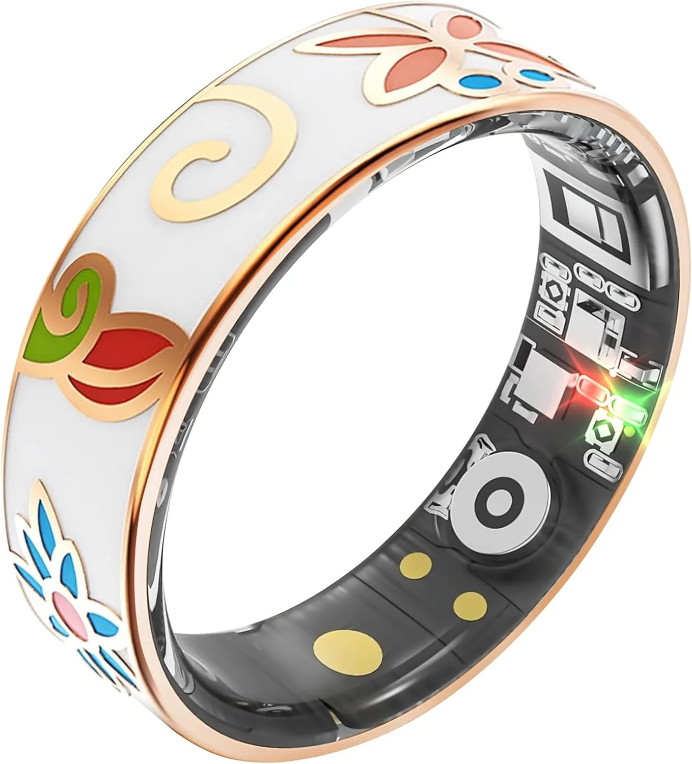 Smart Ring | No Subscription Health Tracker Enamel Color Size8
