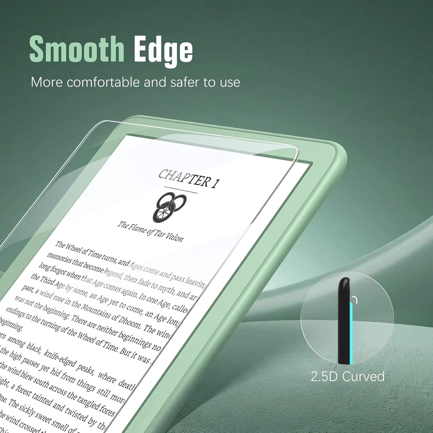 MoKo 3 Pack Tempered Glass for 6 Inch Kobo Clara BW & Clara Color 2024