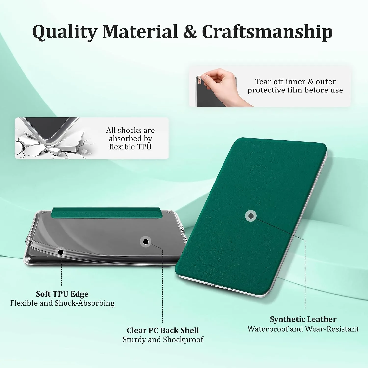 SESENSE Magnetic Case for 7'' Kindle Paperwhite 12th Gen 2024 & Colorsoft