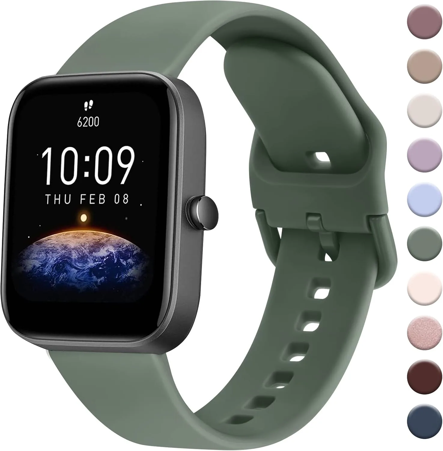 AK Band for Amazfit GTS 4 / GTS 4 Mini / GTS 3 / GTS 2 / GTS 2e / GTS 2 mini / GTS / GTR mini Bands, 20mm Soft Replacement Sport Strap for Amazfit Bip 3 / Bip 3 Pro / Bip U Pro / Bip / Bip Lite / Bip S / Bip S lite / Bip U Smart Watch Women Men