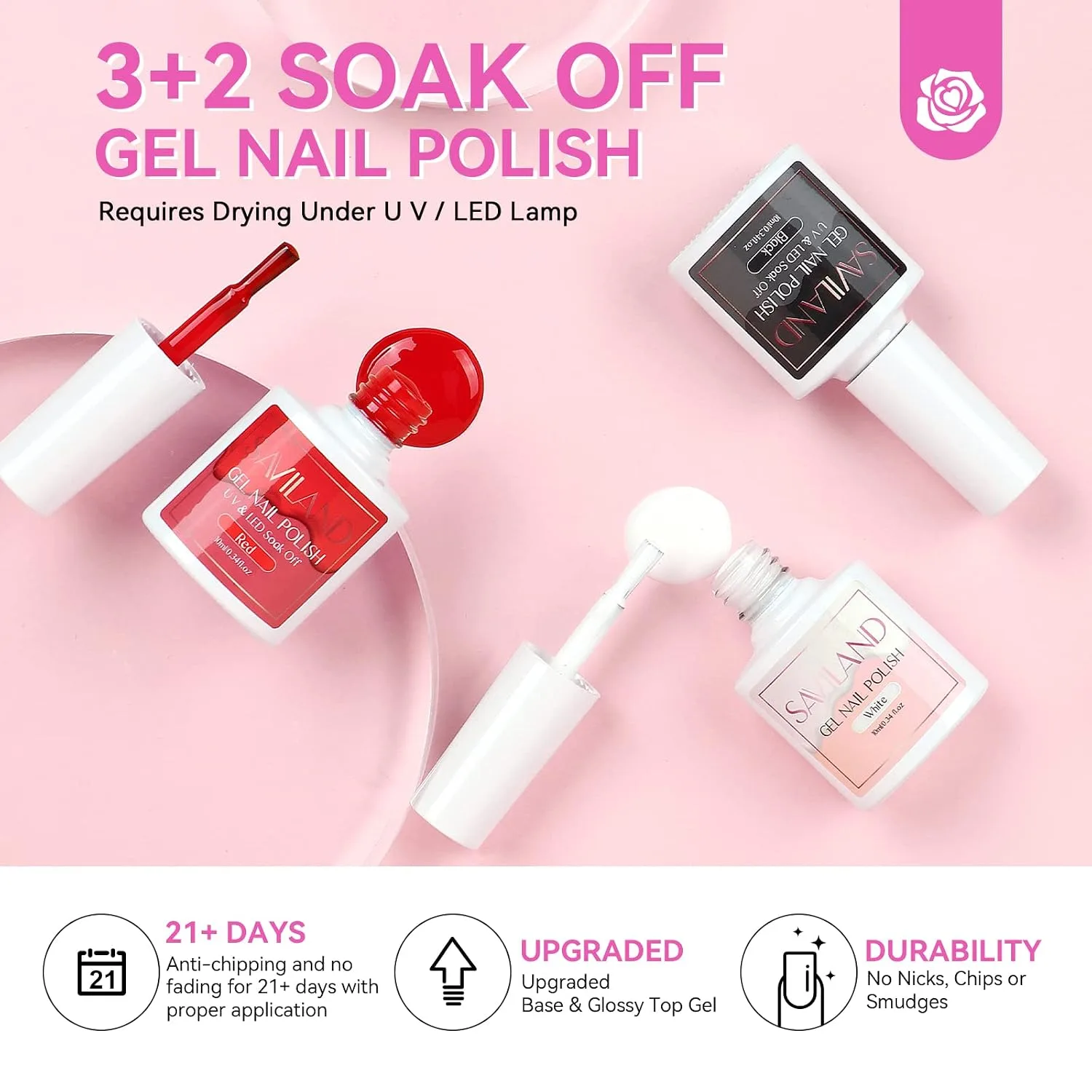 SAVILAND Acrylic Nail Kit with Drill and U V Light for Beginners