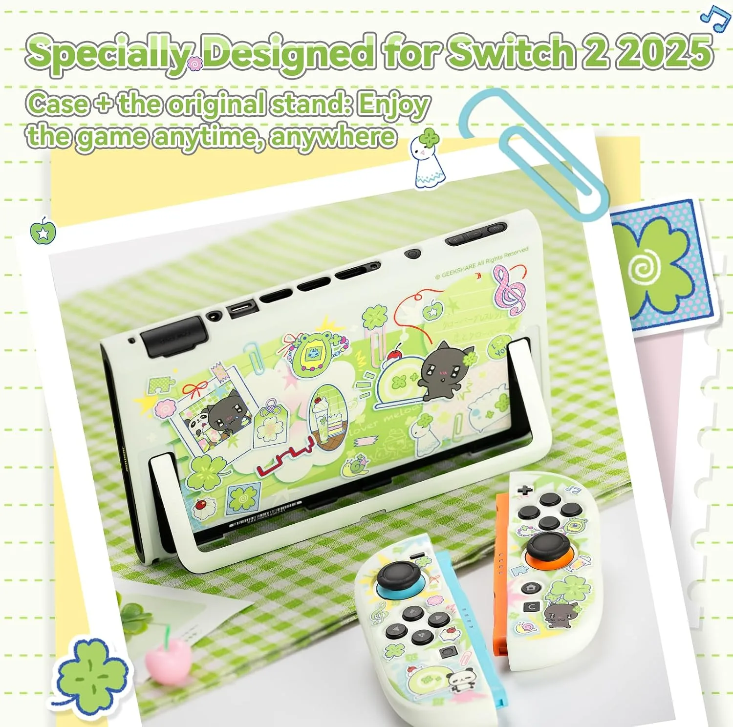 GeekShare Protective Shell Dockable Hard Case Compatible with Switch 2