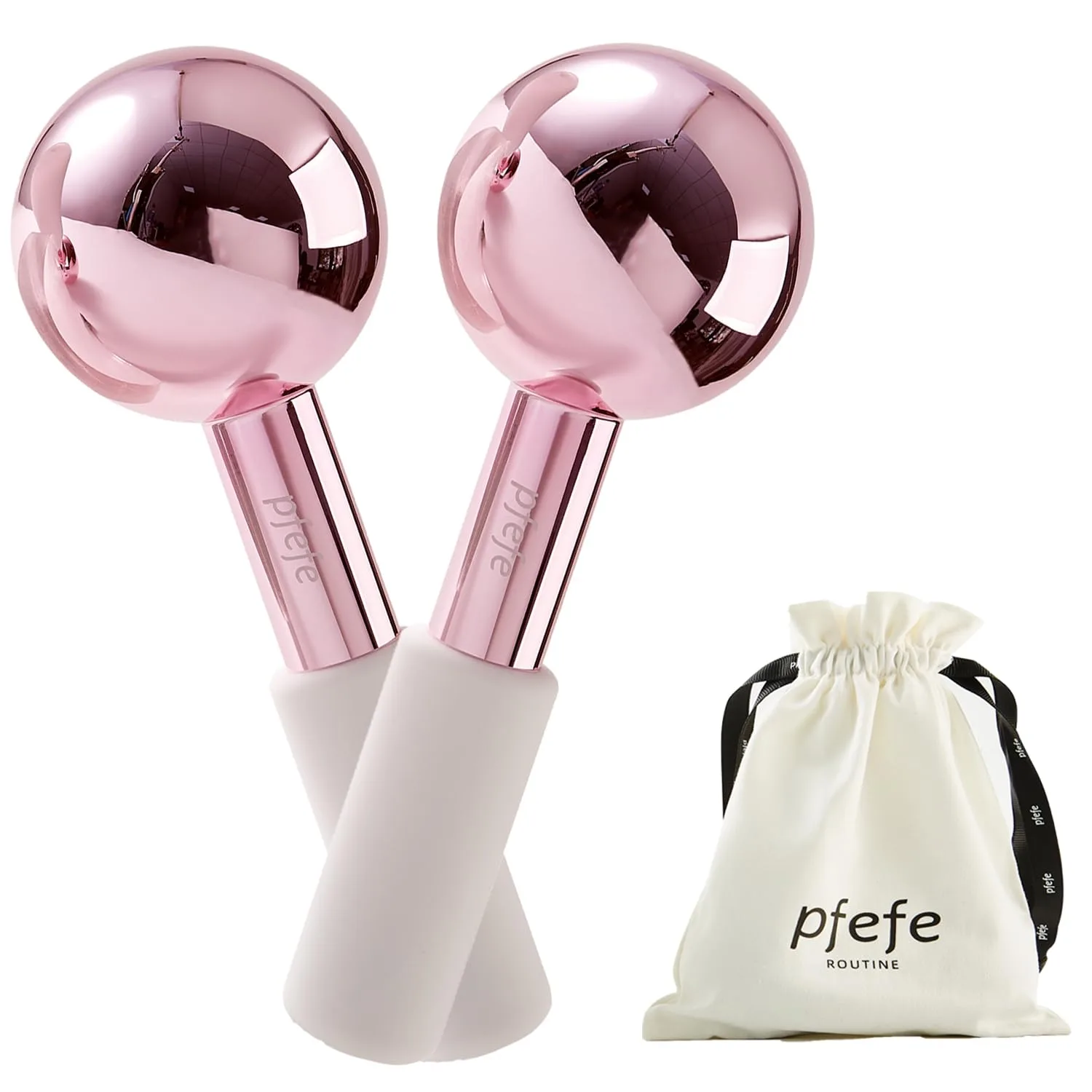 Ice Globes for Face Eyes, Facials Cold Roller Cooling Balls for Puffiness