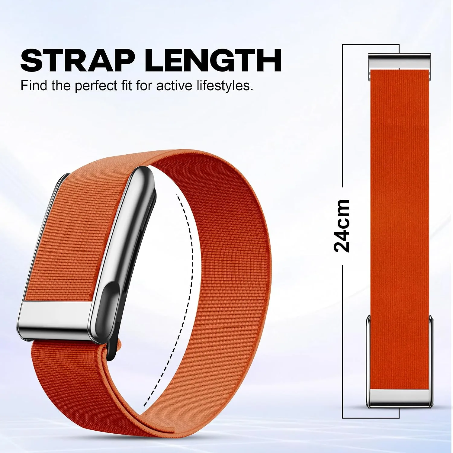DADO HydroKnit Waterproof Nylon Sport Band Compatible with WHOOP 5.0, One, Peak, and Life | Elastic, Fast-Drying, Water-Resistant, and Comfortable Strap for Active Lifestyles