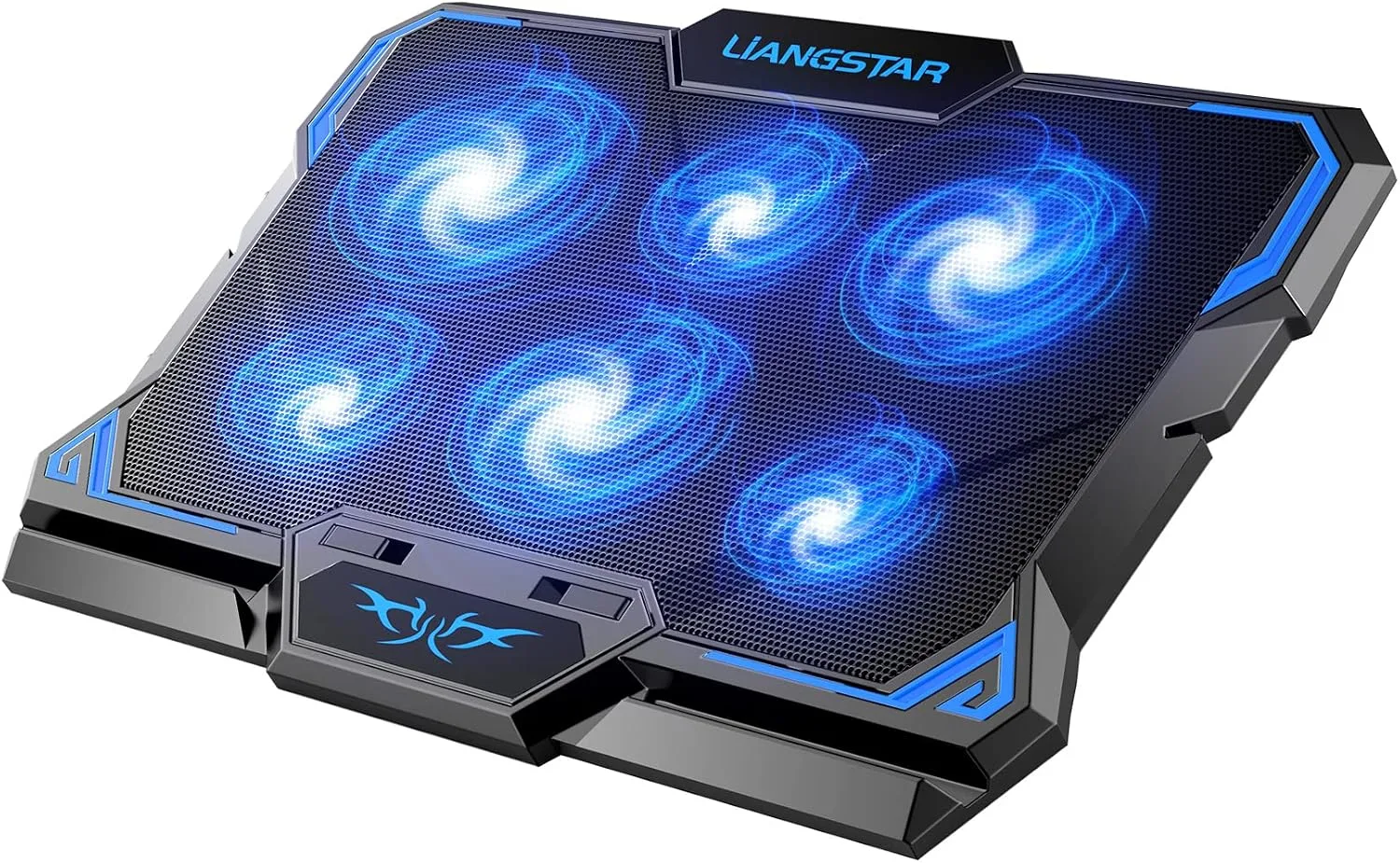 Base de enfriamiento para laptop Liangstar con 6 ventiladores LED para laptops de 15.6 a 17 pulgadas