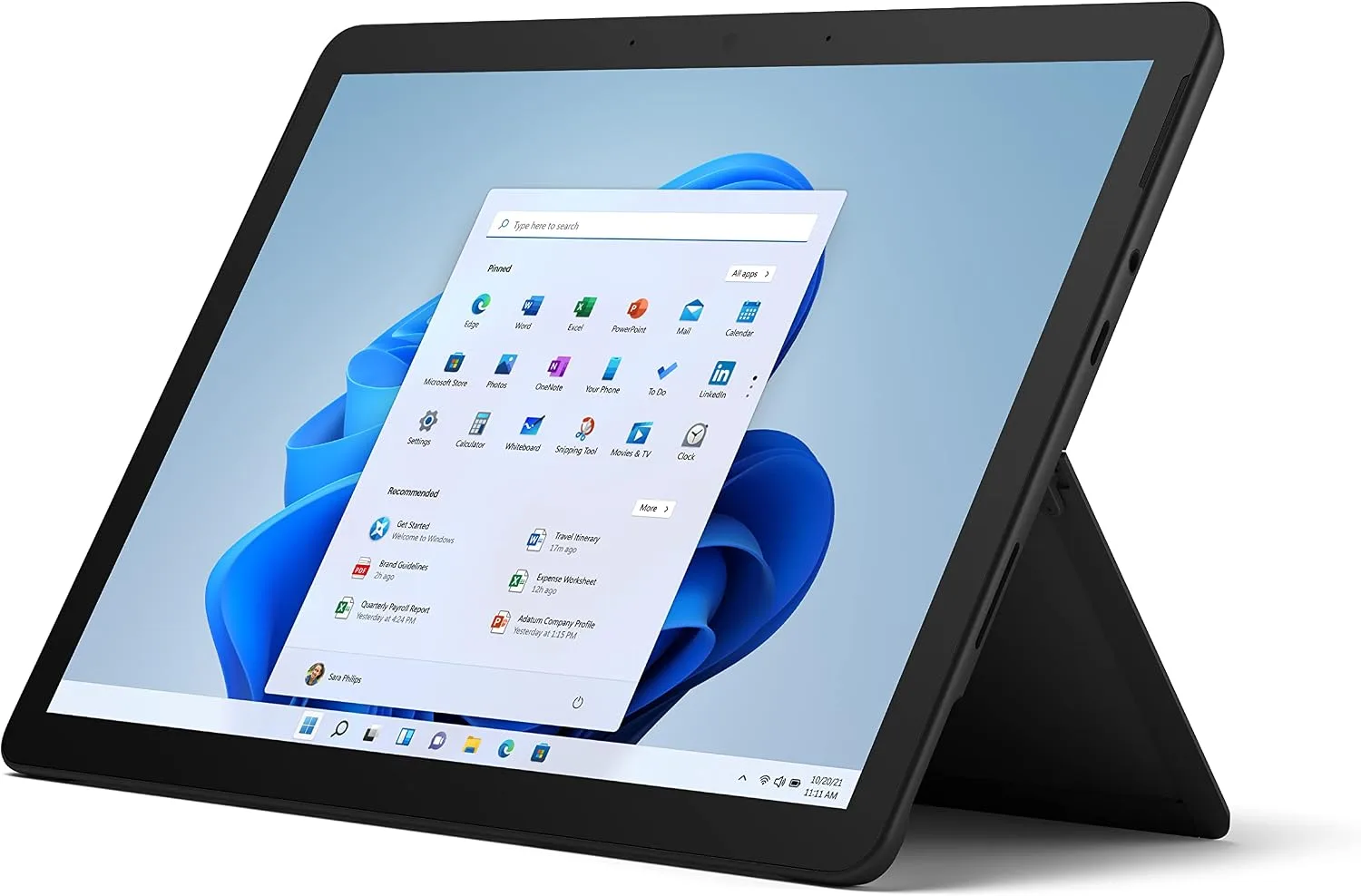 Microsoft Surface Go 3-10.5" Touch-Screen - Intel Core i3-8GB Memory - 128GB SSD - WiFi - Black Windows 11 PRO (Renewed)