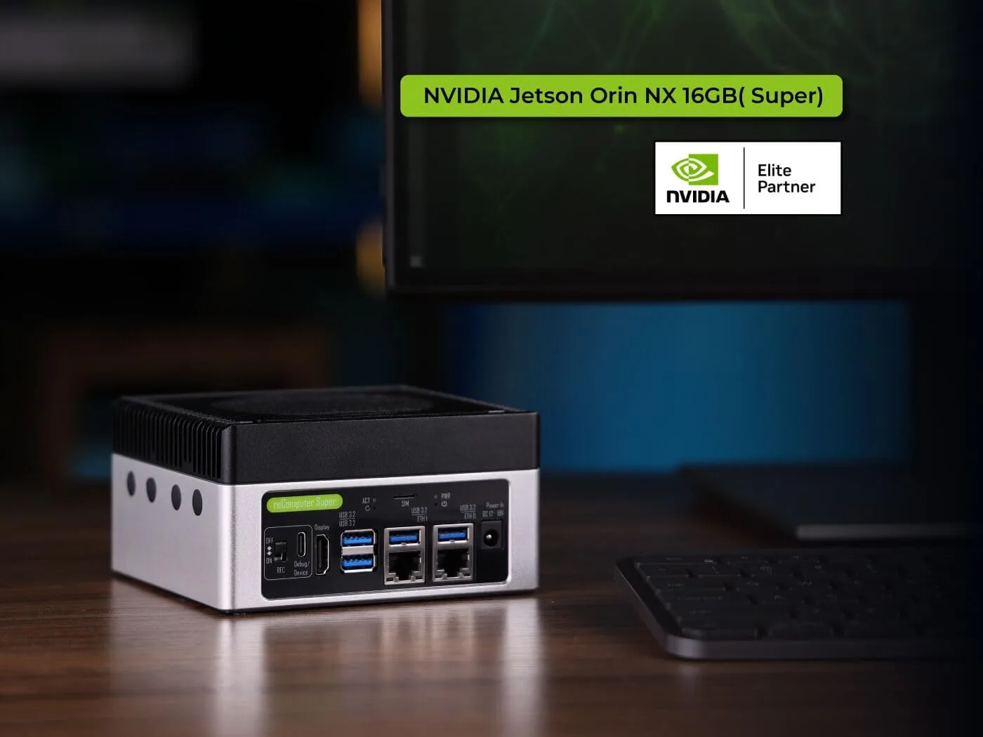 reComputer Super J4012 - Advanced Edge AI Computer with NVIDIA Jetson Orin NX 16GB