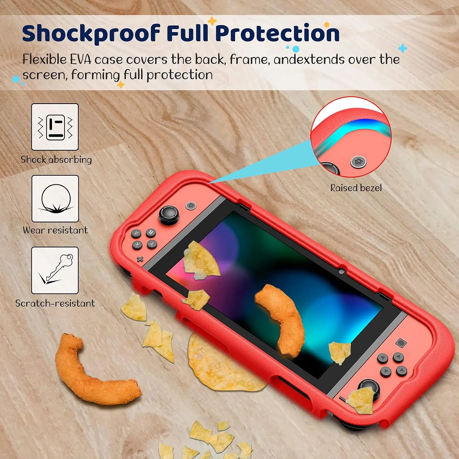 FINTIE Kid-Friendly Ultralight Case Compatible with Nintendo Switch 2017