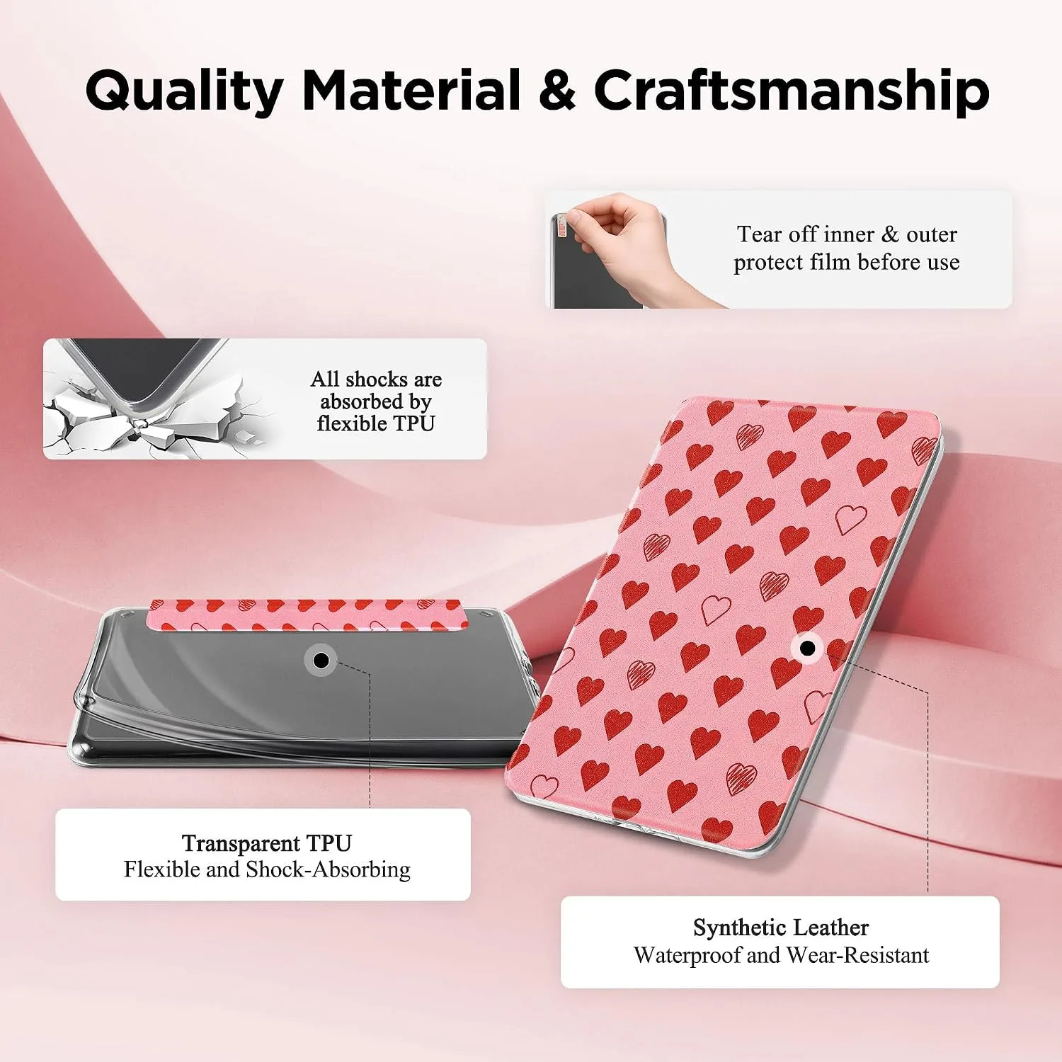 SESENSE Magnetic Case for 7'' Kindle Paperwhite 12th Gen 2024 & Colorsoft