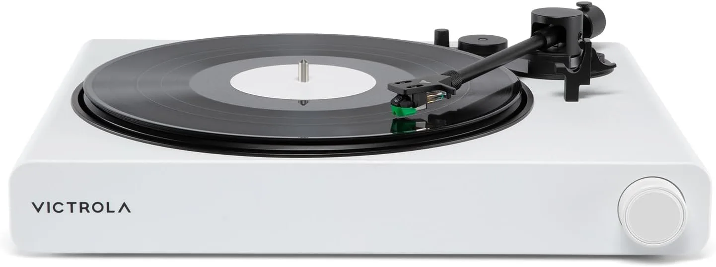 Victrola Stream Onyx - Wireless Wi-Fi Turntable, Works with Sonos - White