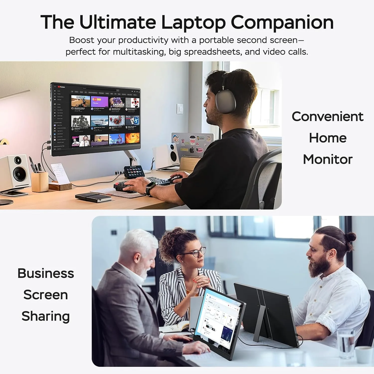 MNN 17.3" QHD 165Hz USB-C HDMI Gaming Monitor