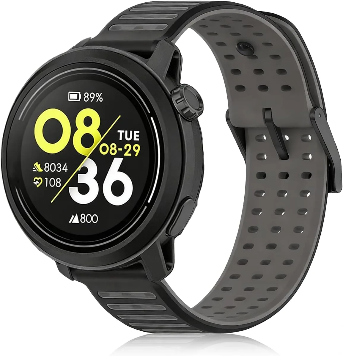 Correa de silicona para smartwatch compatible con COROS PACE 3/4/Pro y APEX Pro/2 42/46 mm