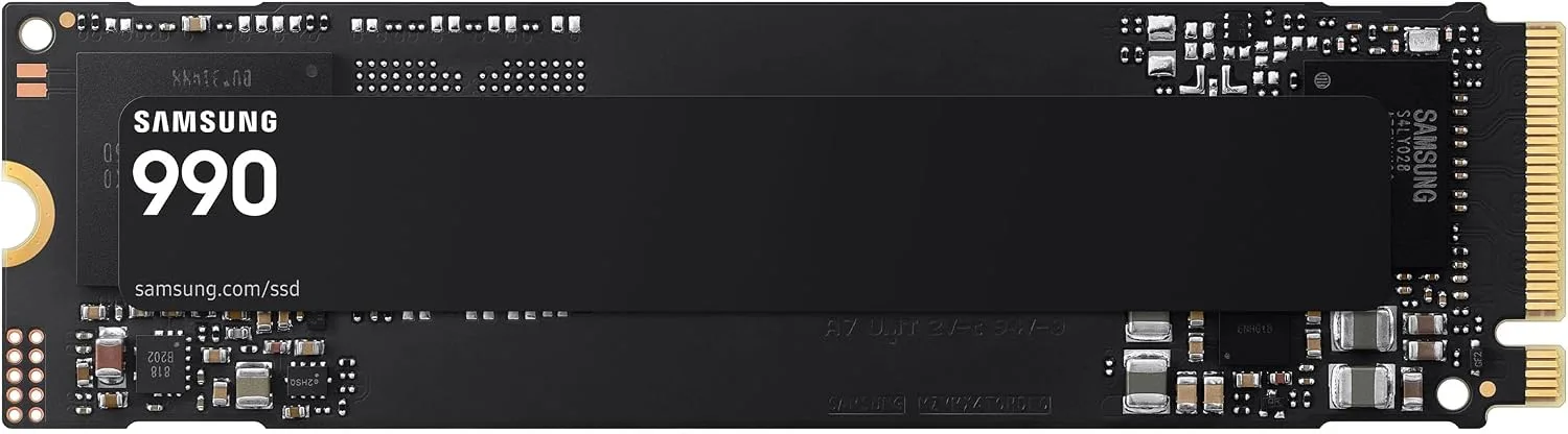 Samsung Internal SSD 990 1TB, Read/Write Speeds Up to 7,150/6,450 MB/s