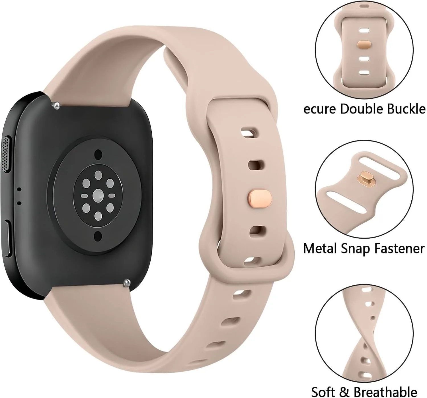 Vancle Veryfit Smart Watch Bands, for VeryFit IDW13 IDW16 IDW19 IDW26 IDW28 Soft Silicone Adjustable Straps