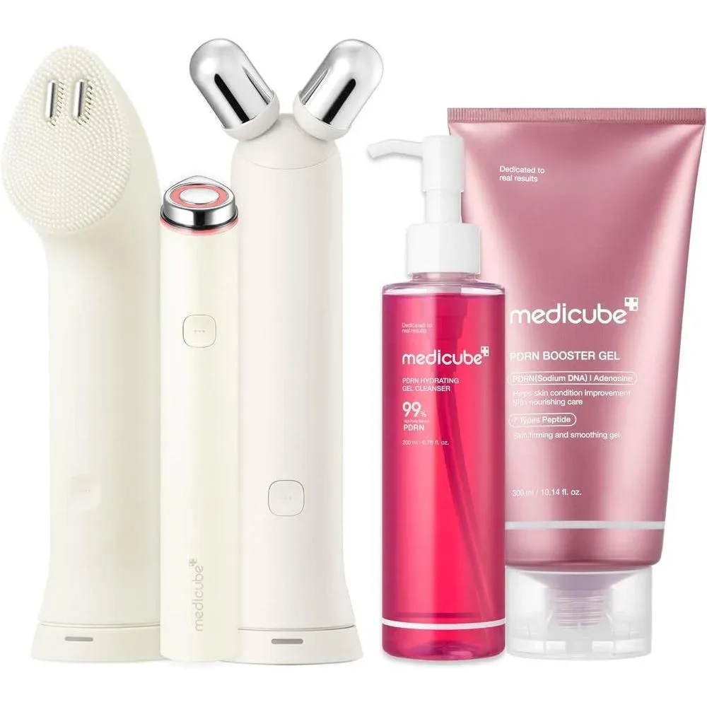 Set de dispositivo y cuidado Medicube 3 en 1 Mini Booster Pro Plus Beige
