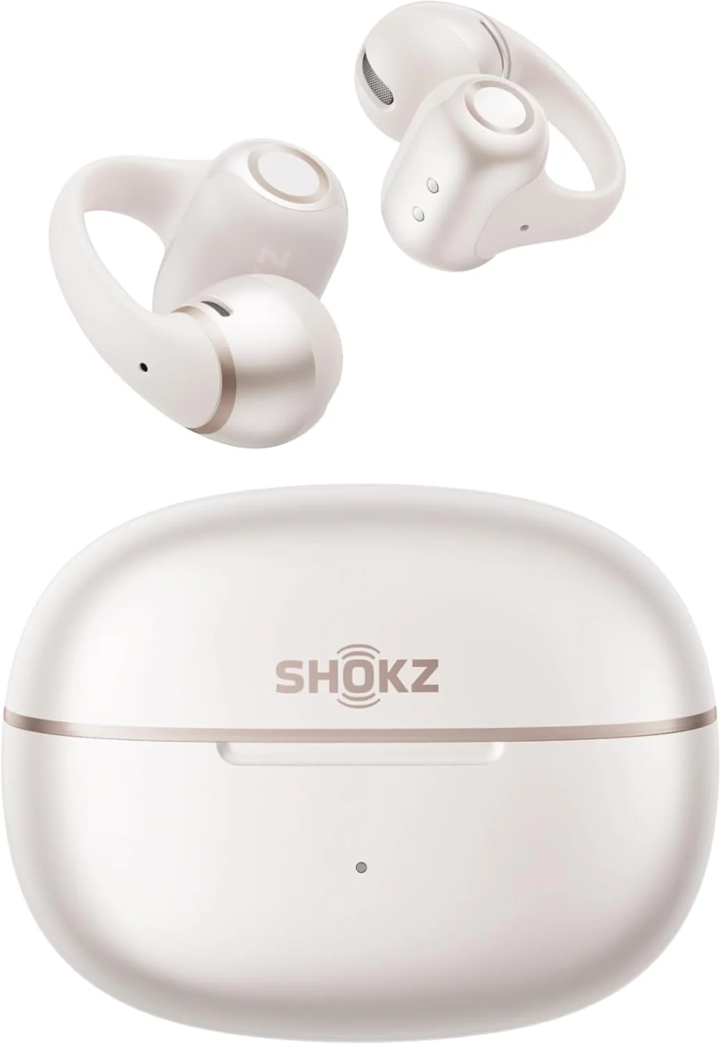 Audífonos Shokz OpenDots 2 Blanco con Dolby Audio y 3 Micrófonos