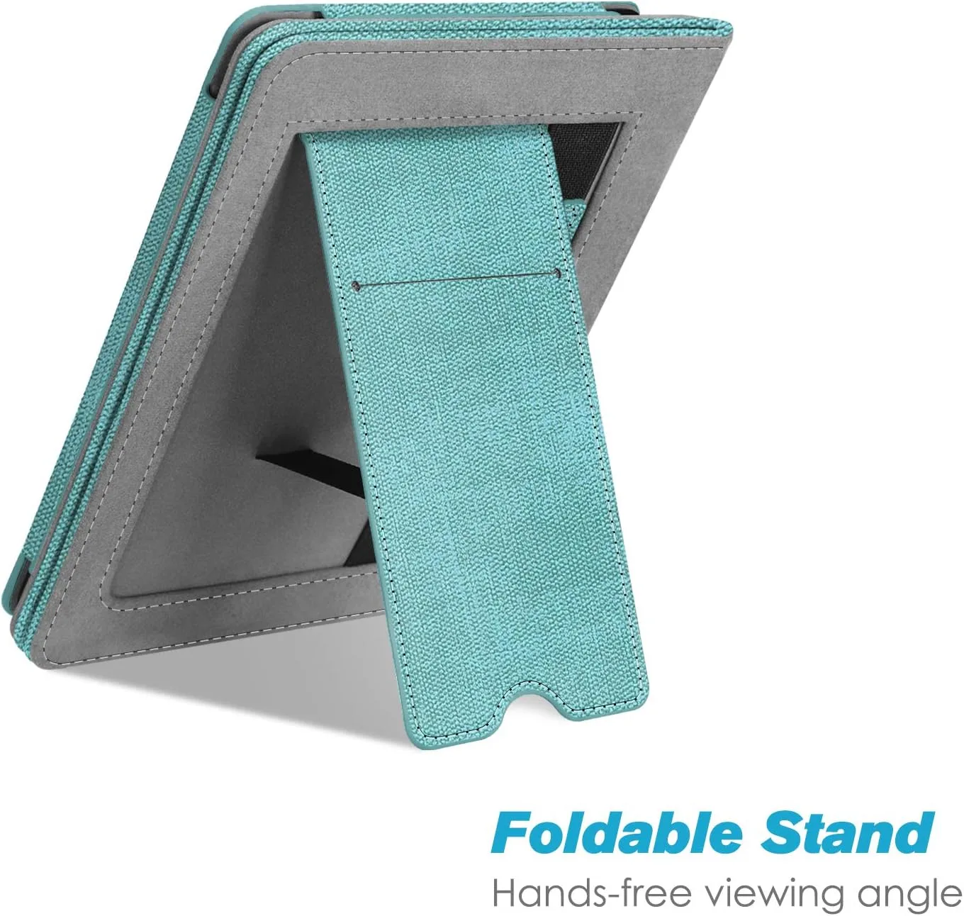 Fintie Stand Case for 6" Kindle Paperwhite 10th Gen 2018, Turquoise/Brown