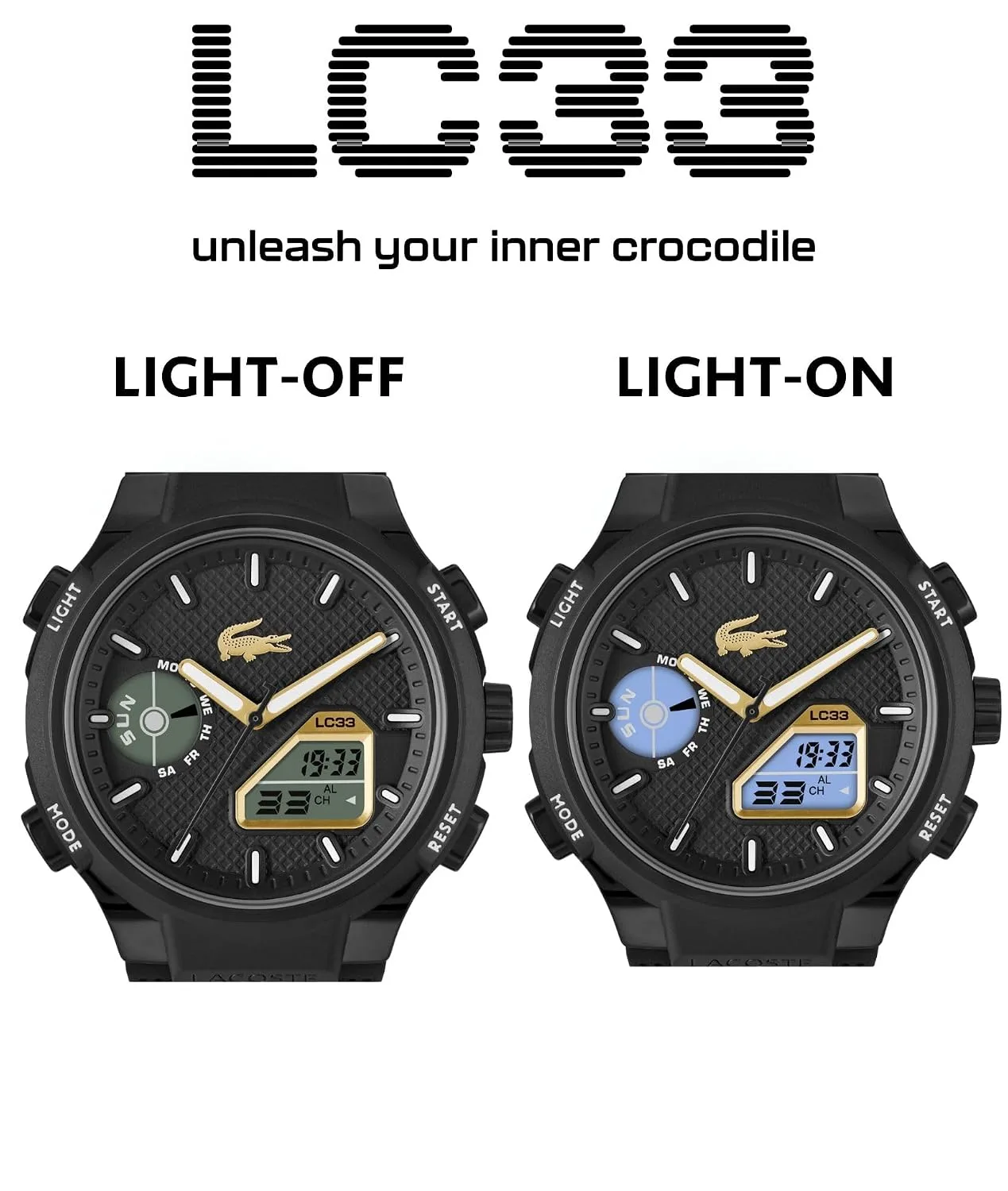 Lacoste LC33 Analog-Digital Quartz Watch