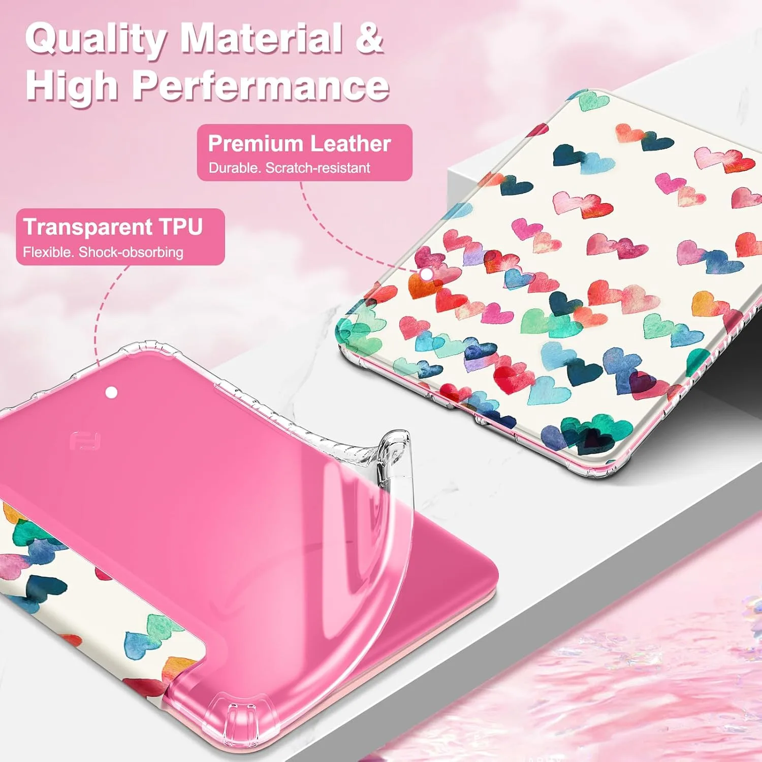 Fintie Clear Case for 7" Kindle Paperwhite 12th Gen 2024 & Kindle Colorsoft