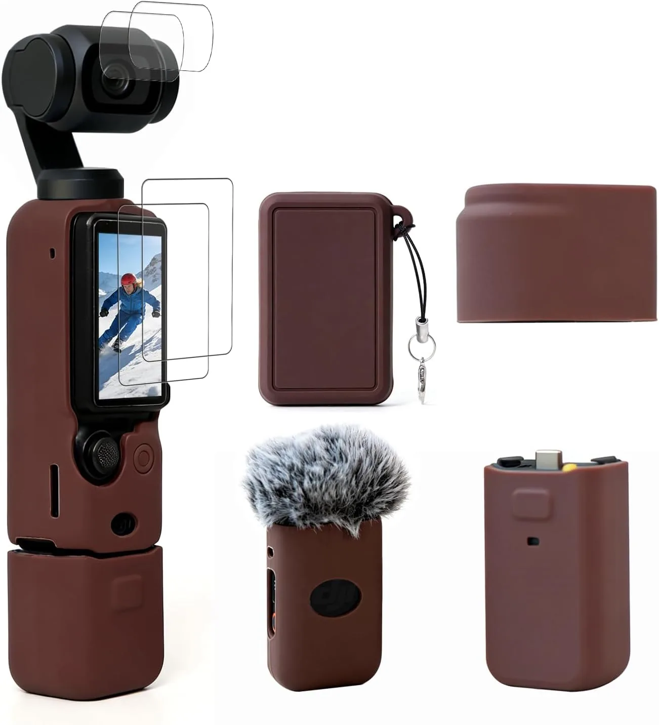 Case for DJI Osmo Pocket 3 / Xtra Muse Camera - Brown