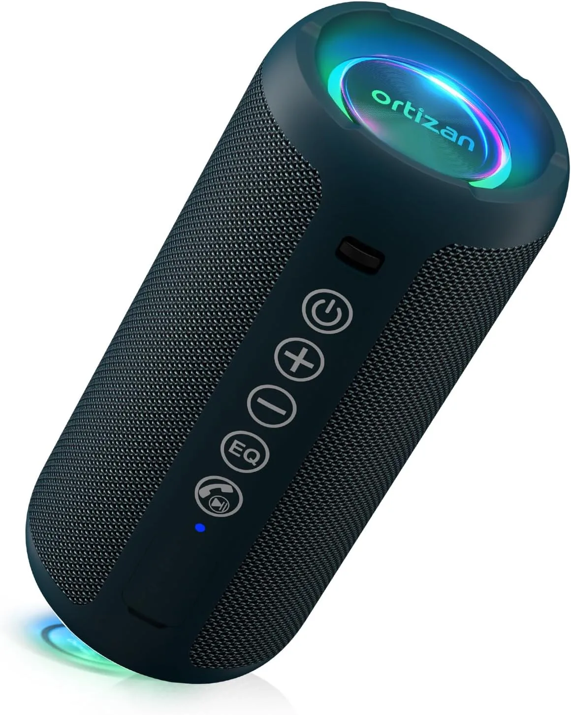 Ortizan Portable Bluetooth Speaker, IPX7 Waterproof, Wireless, Dark Blue