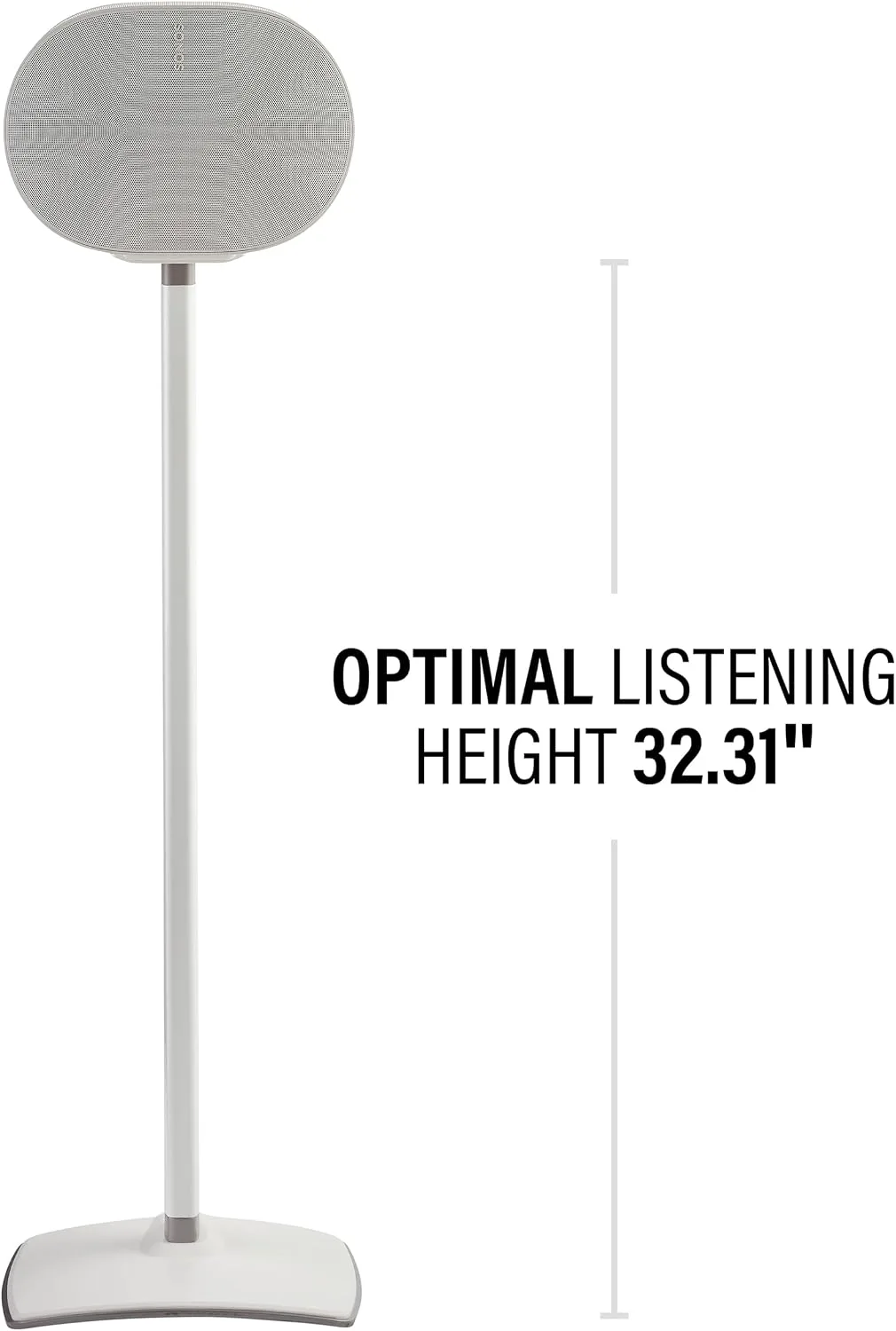 Sanus Fixed Height Speaker Stand for Sonos Era 300 Single WSSE31