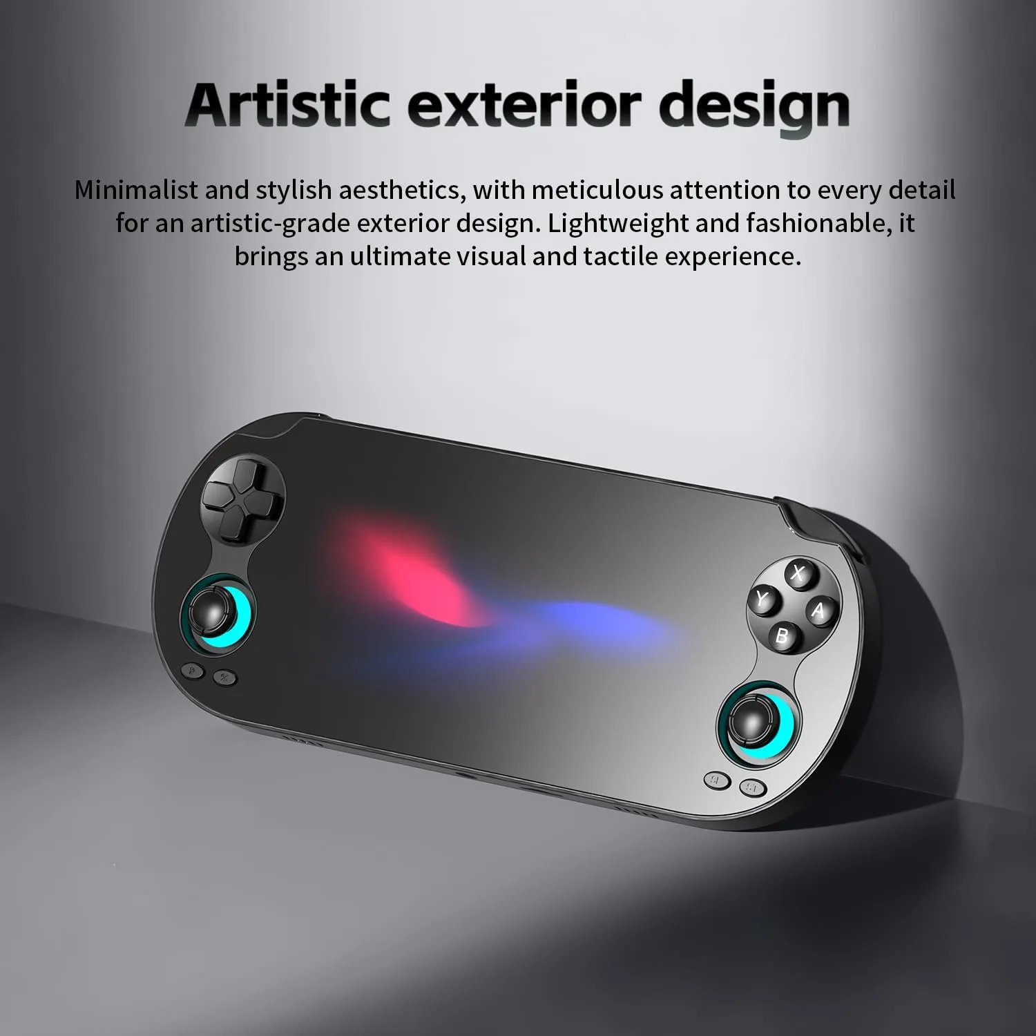 RG VITA Handheld Game Console, Android 12 Retro Gaming Console with 5.46 Inches IPS Touch Screen, 3GB+64GB, Portable Game Console Support Multi-Emulator and WiFi 5 Bluetooth 5.0 (Black)