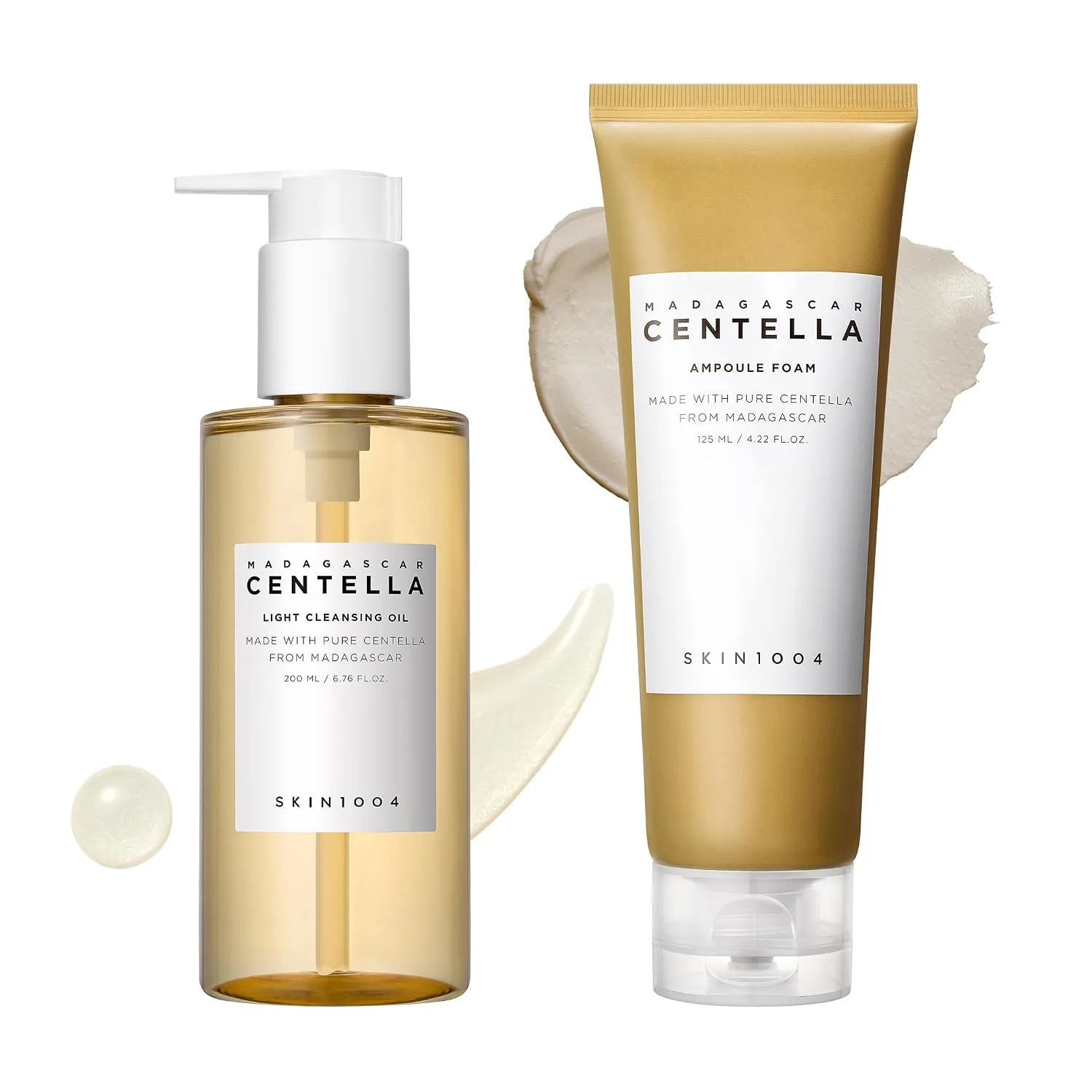 SKIN1004 Centella Double Cleansing Duo, Oil Cleanser, Face Wash 10.99 fl.oz